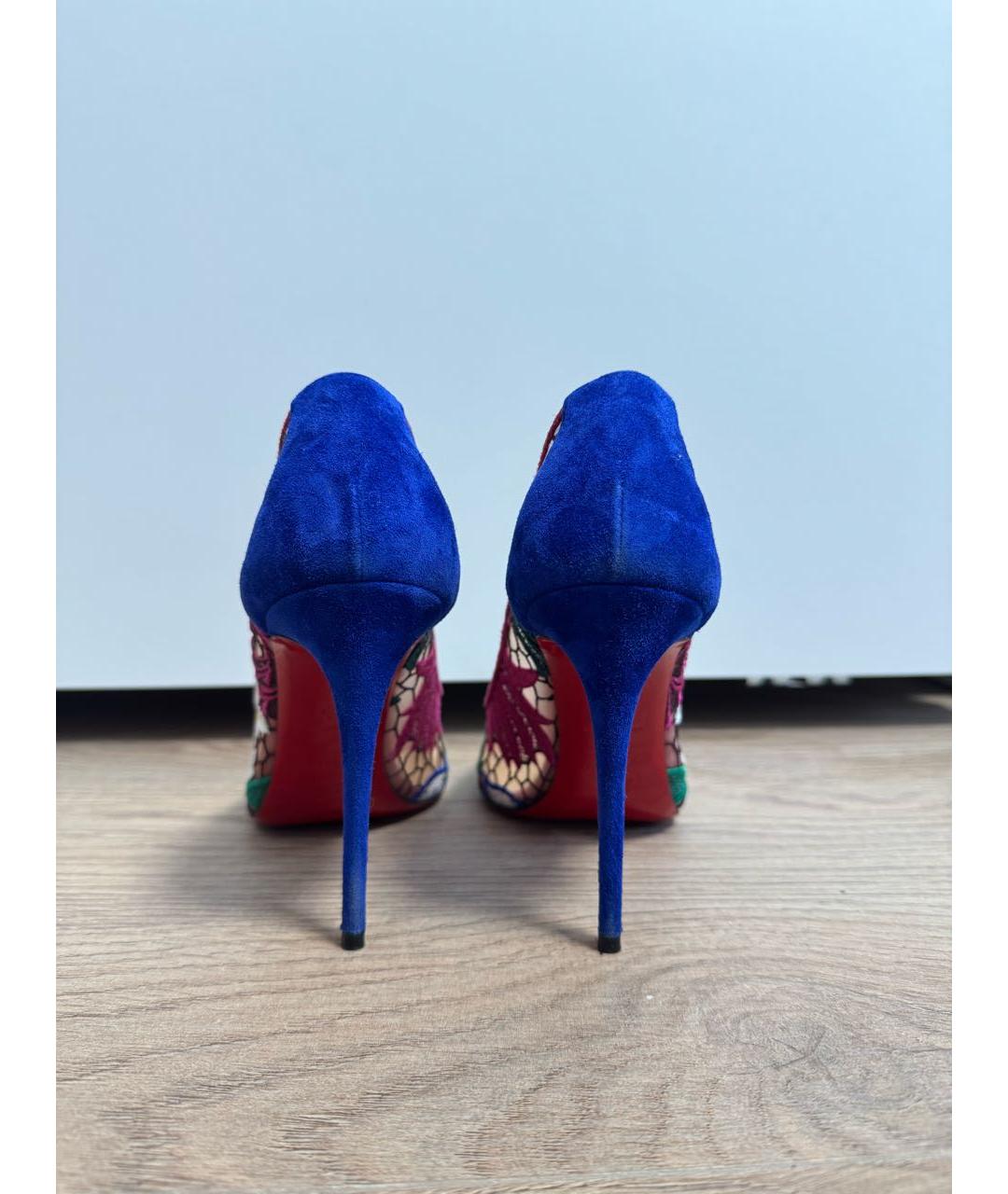 CHRISTIAN LOUBOUTIN Мульти текстильные туфли, фото 4