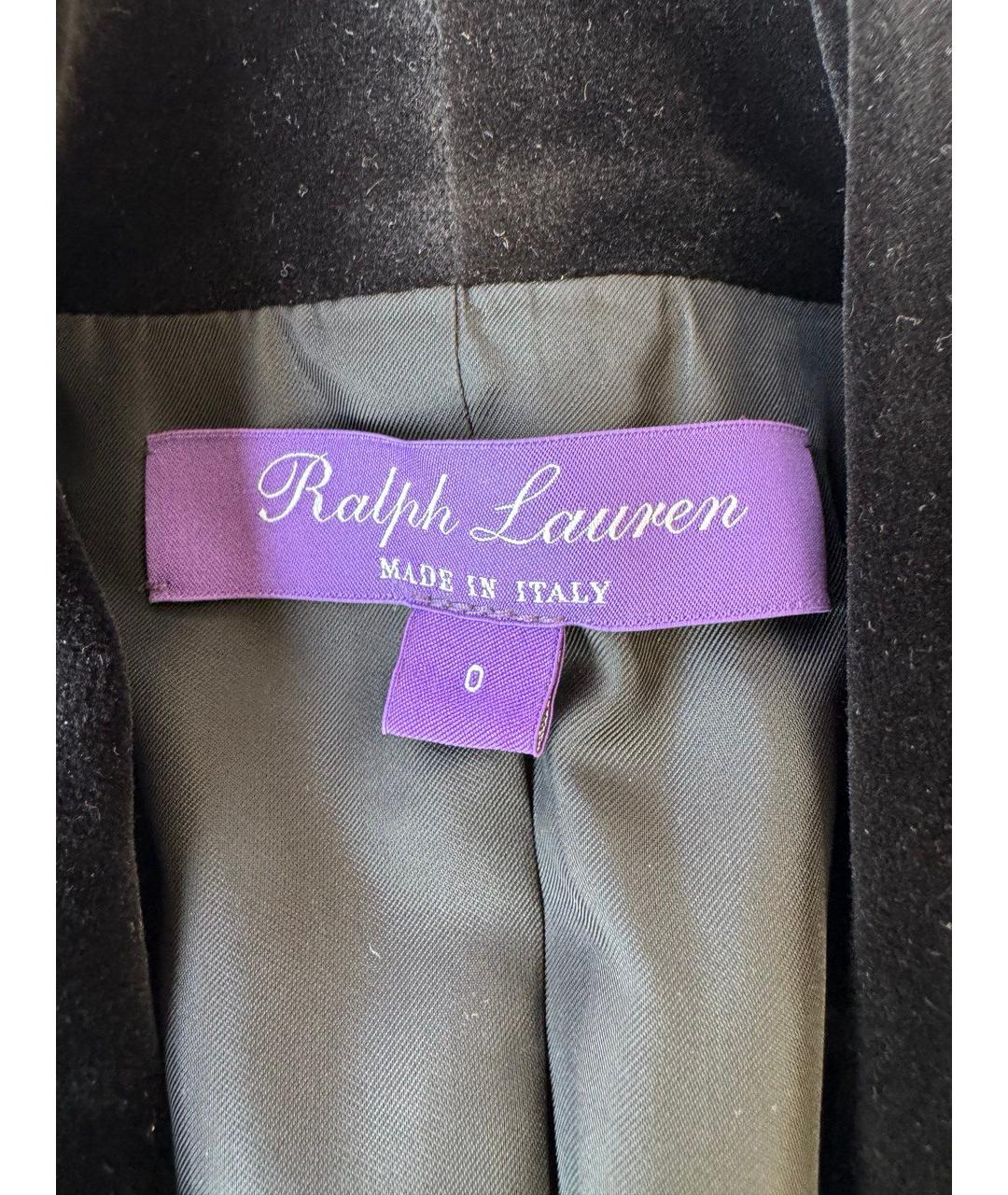 RALPH LAUREN PURPLE LABEL Фиолетовый шерстяной жакет/пиджак, фото 3