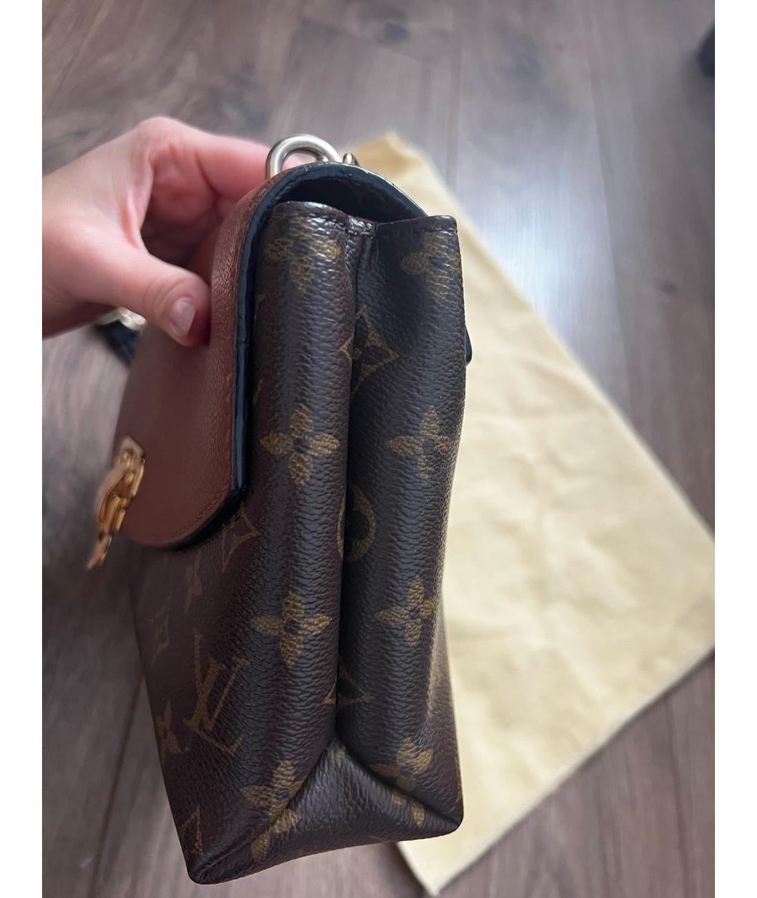 LOUIS VUITTON PRE-OWNED Коричневая сумка через плечо, фото 3