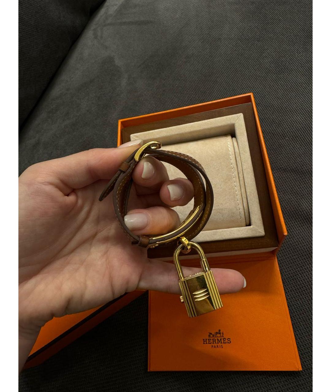 HERMES PRE-OWNED Коричневые часы, фото 7