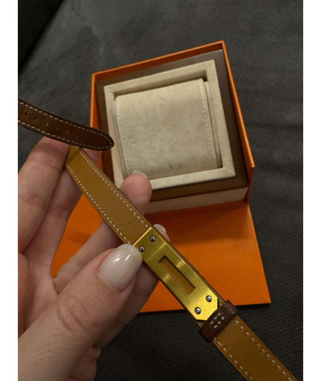 HERMES PRE-OWNED Коричневые часы, фото 2