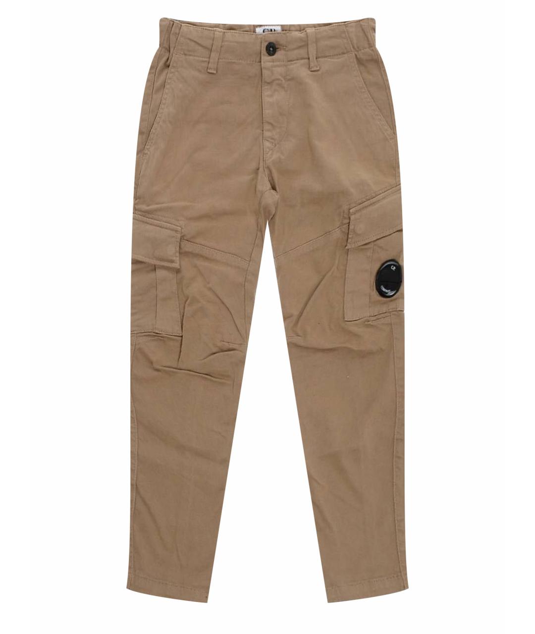 CP COMPANY KIDS Бежевые хлопковые брюки и шорты, фото 1
