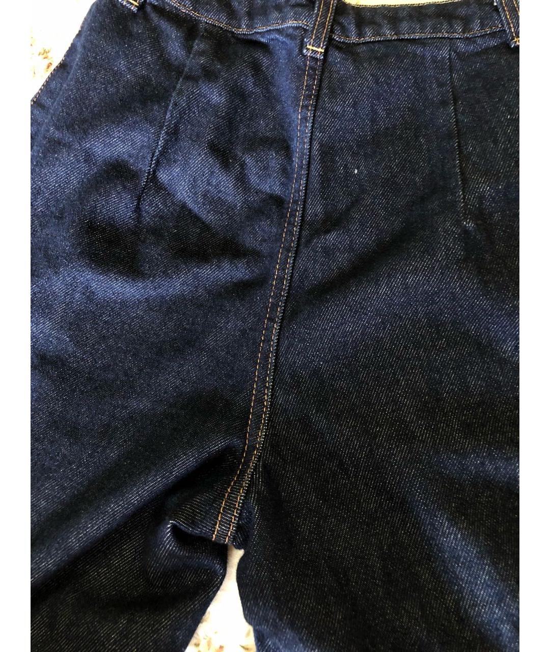 MAGDA BUTRYM Темно-синие хлопковые прямые джинсы, фото 5