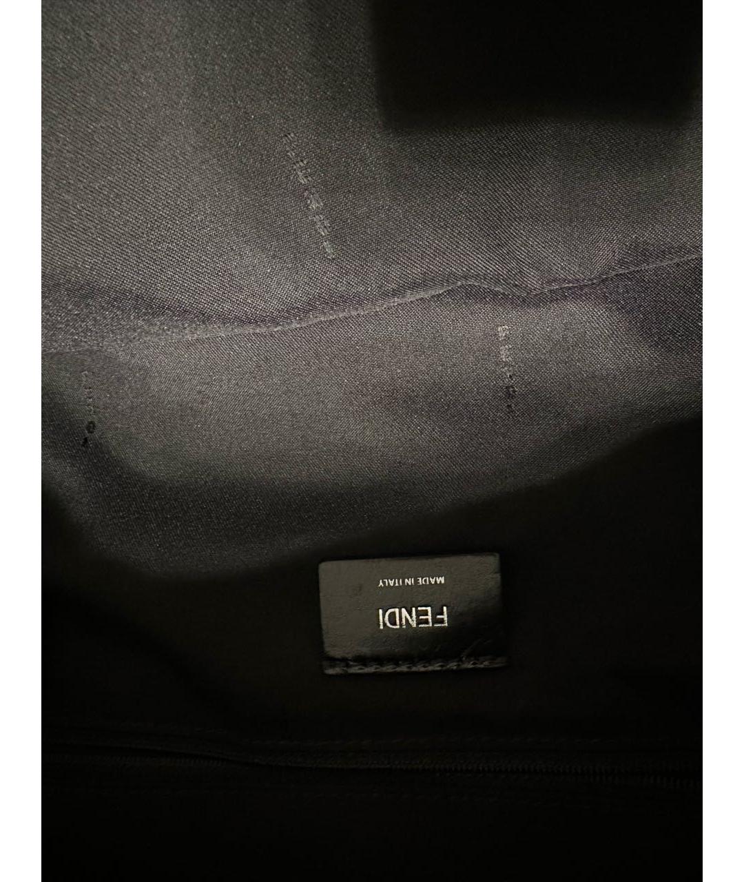 FENDI Черный рюкзак, фото 8