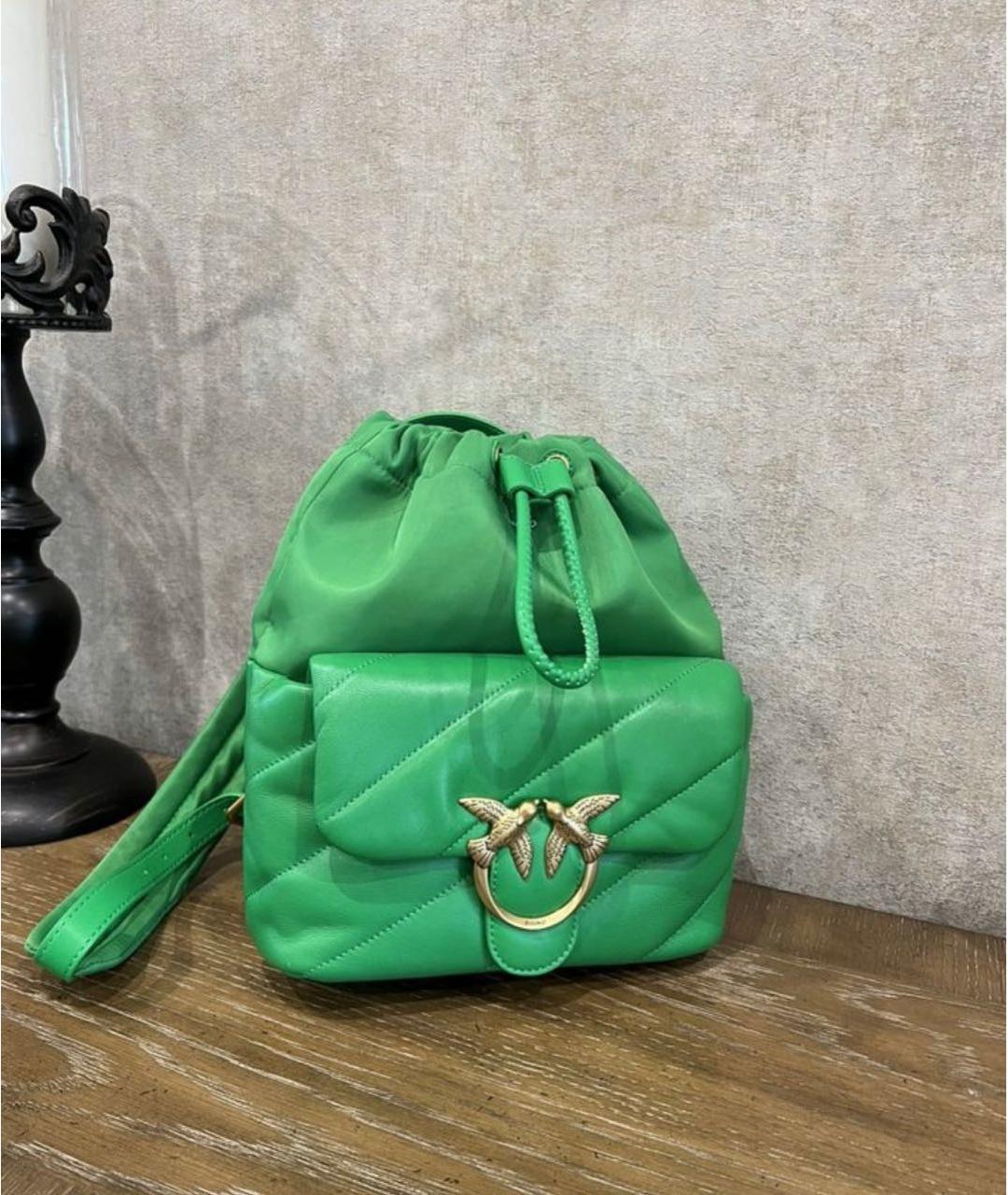 PINKO Зеленый рюкзак, фото 5