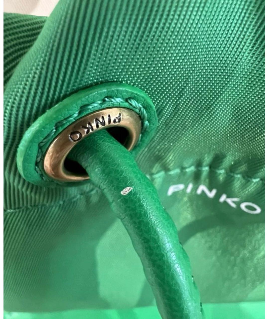 PINKO Зеленый рюкзак, фото 6