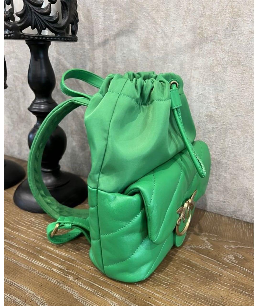PINKO Зеленый рюкзак, фото 2