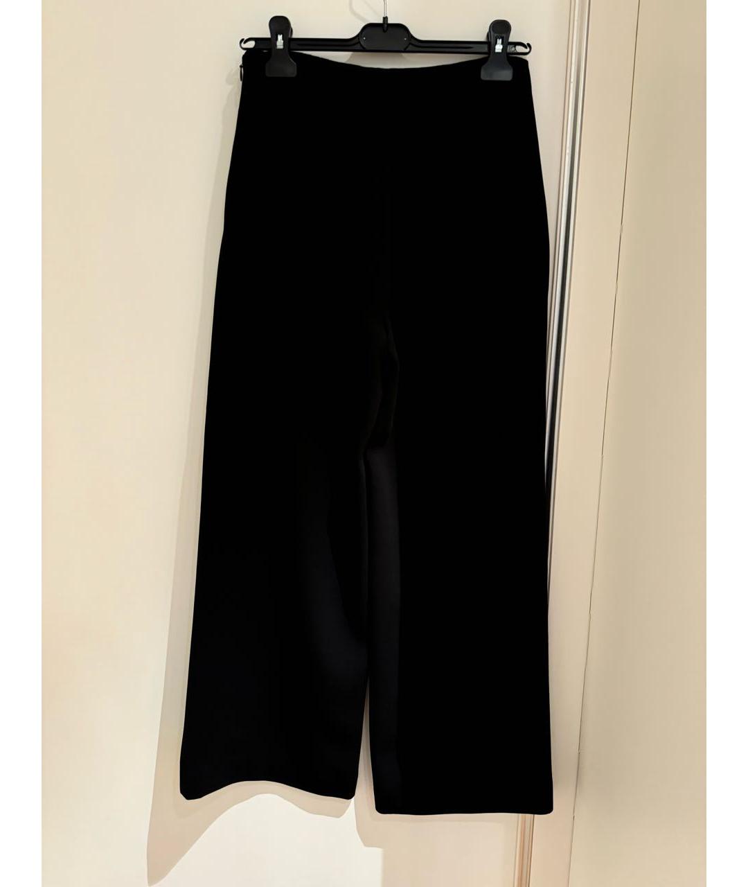 THEORY Черные ацетатные брюки широкие, фото 2