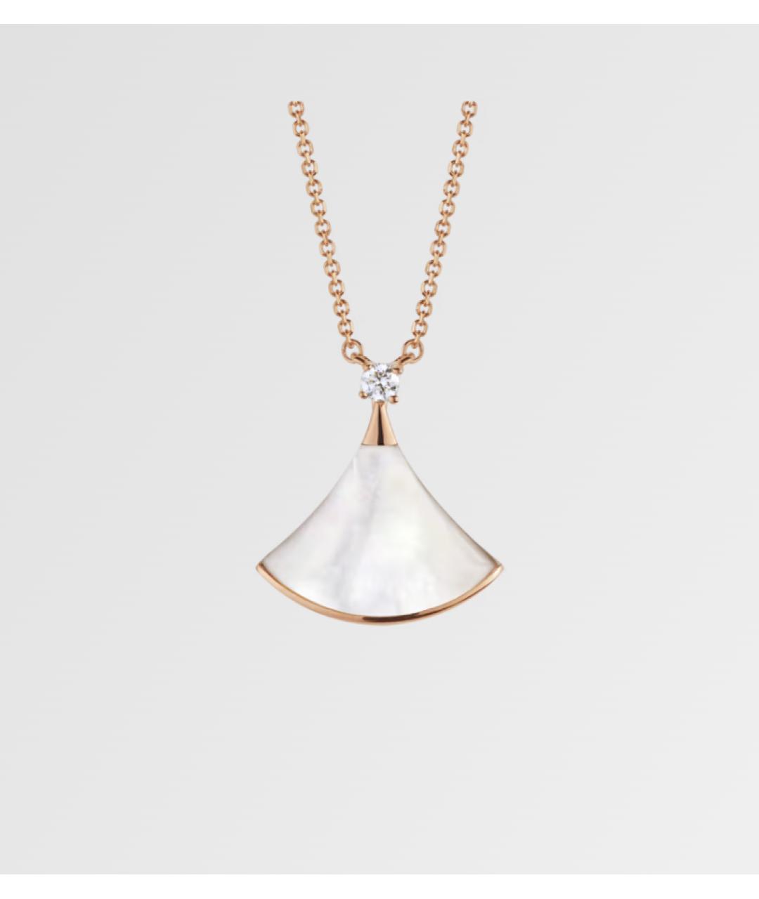 BVLGARI Золотая подвеска из розового золота, фото 6