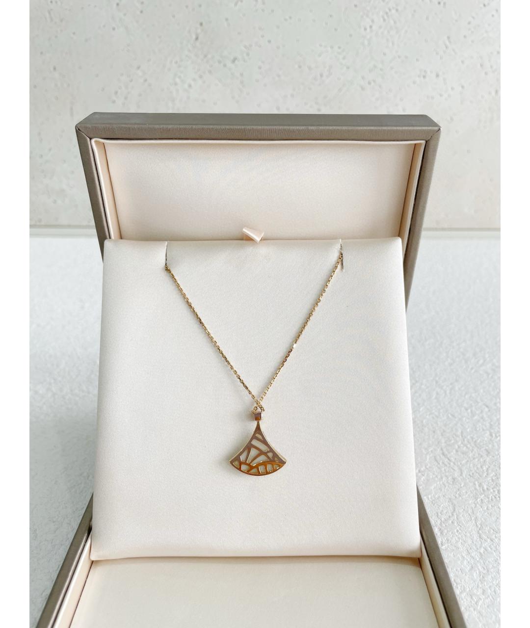 BVLGARI Золотая подвеска из розового золота, фото 3