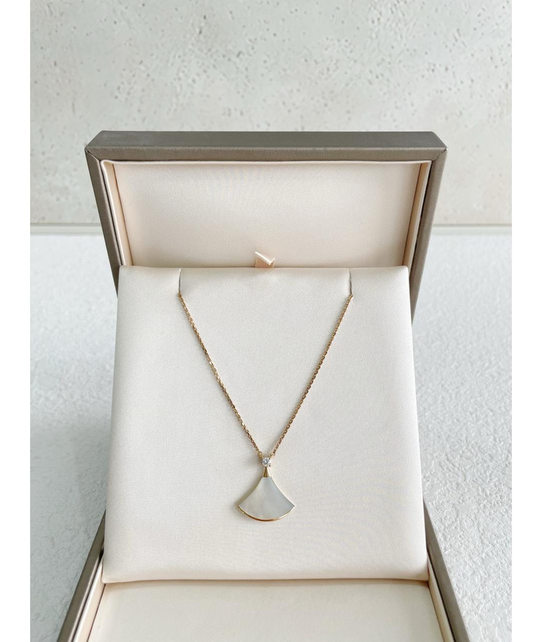 BVLGARI Золотая подвеска из розового золота, фото 4