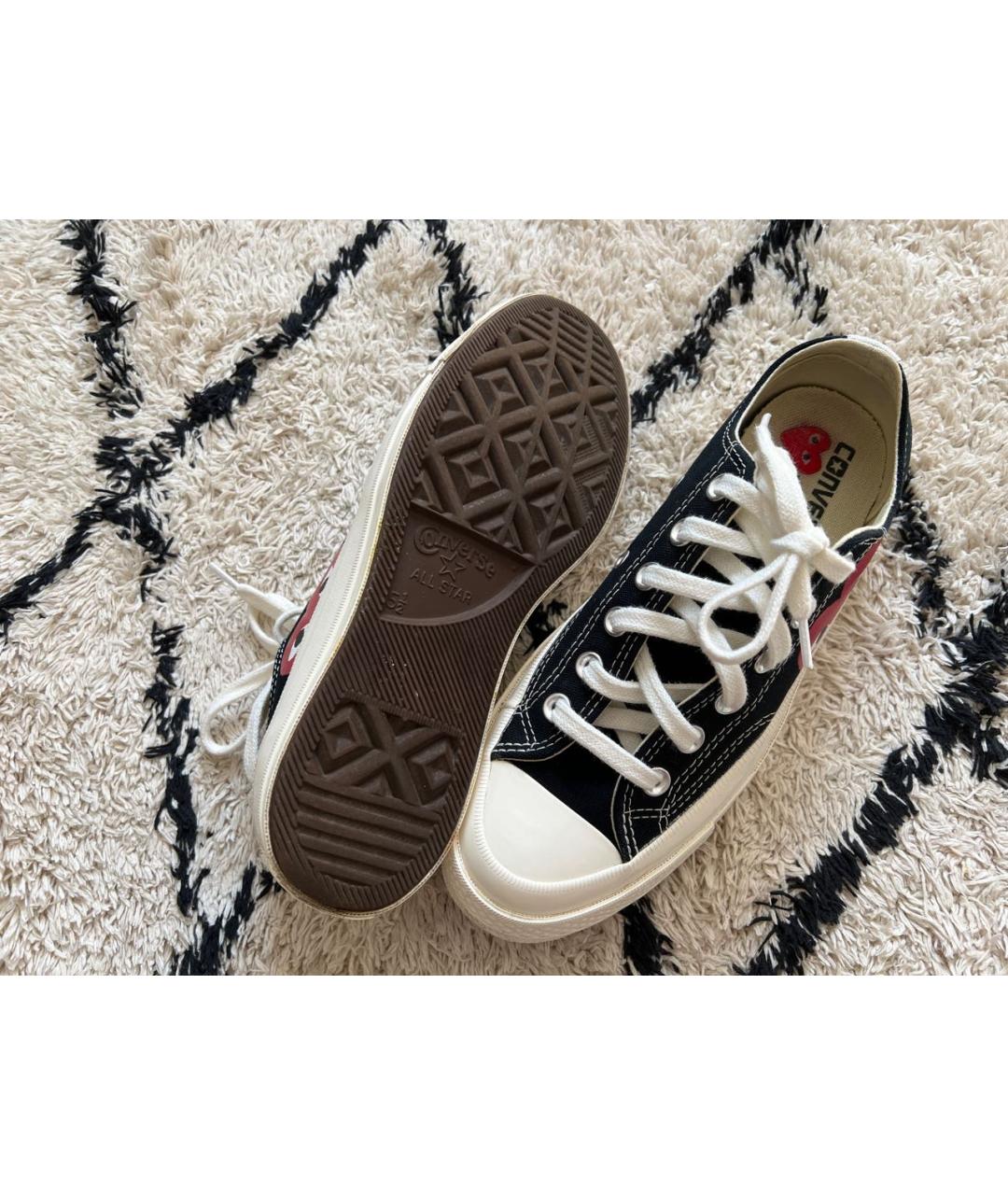 CONVERSE Черные текстильные кеды, фото 7