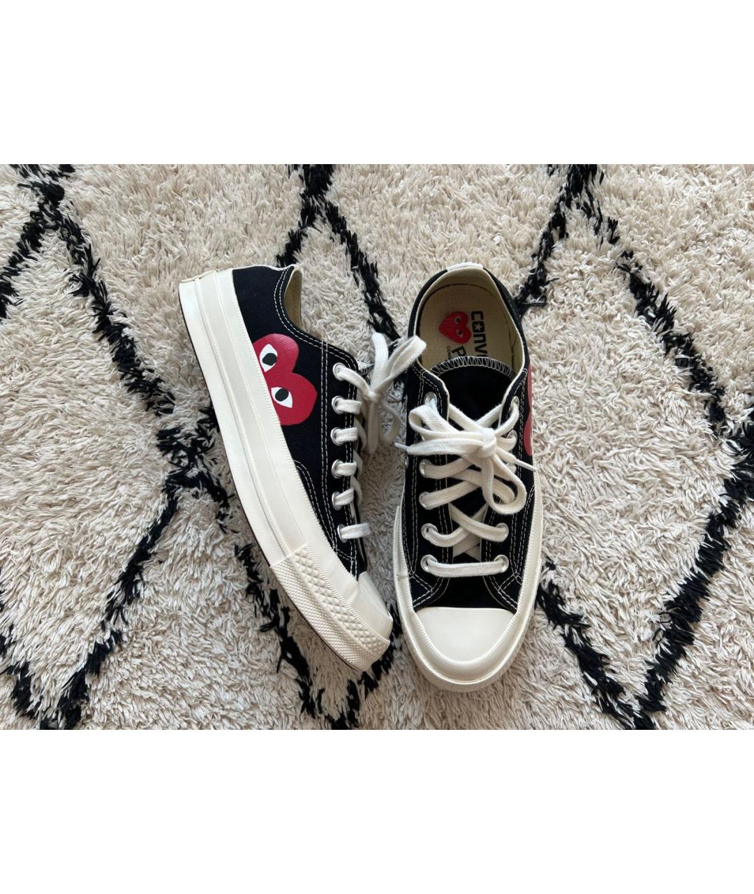 CONVERSE Черные текстильные кеды, фото 5