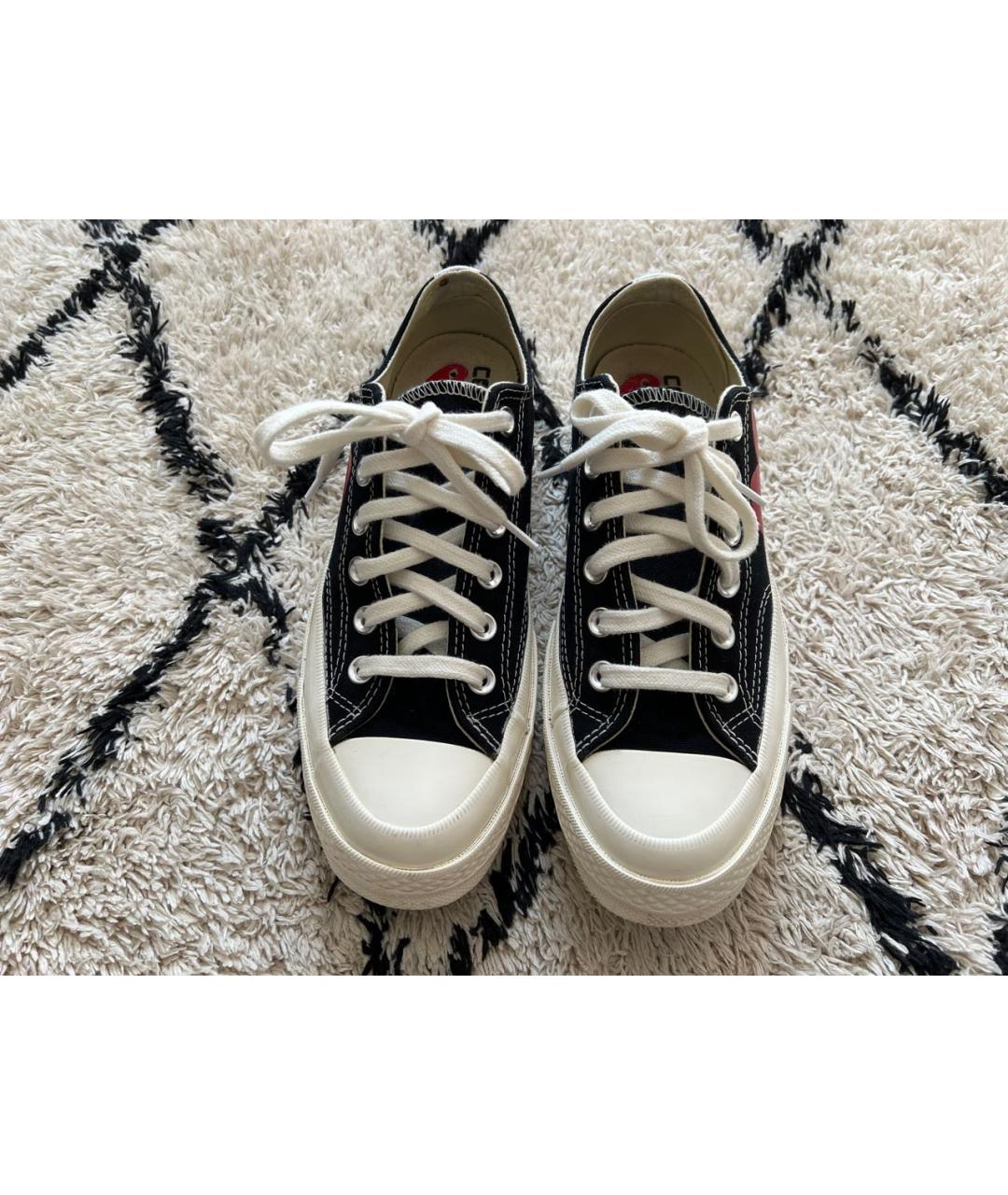CONVERSE Черные текстильные кеды, фото 2