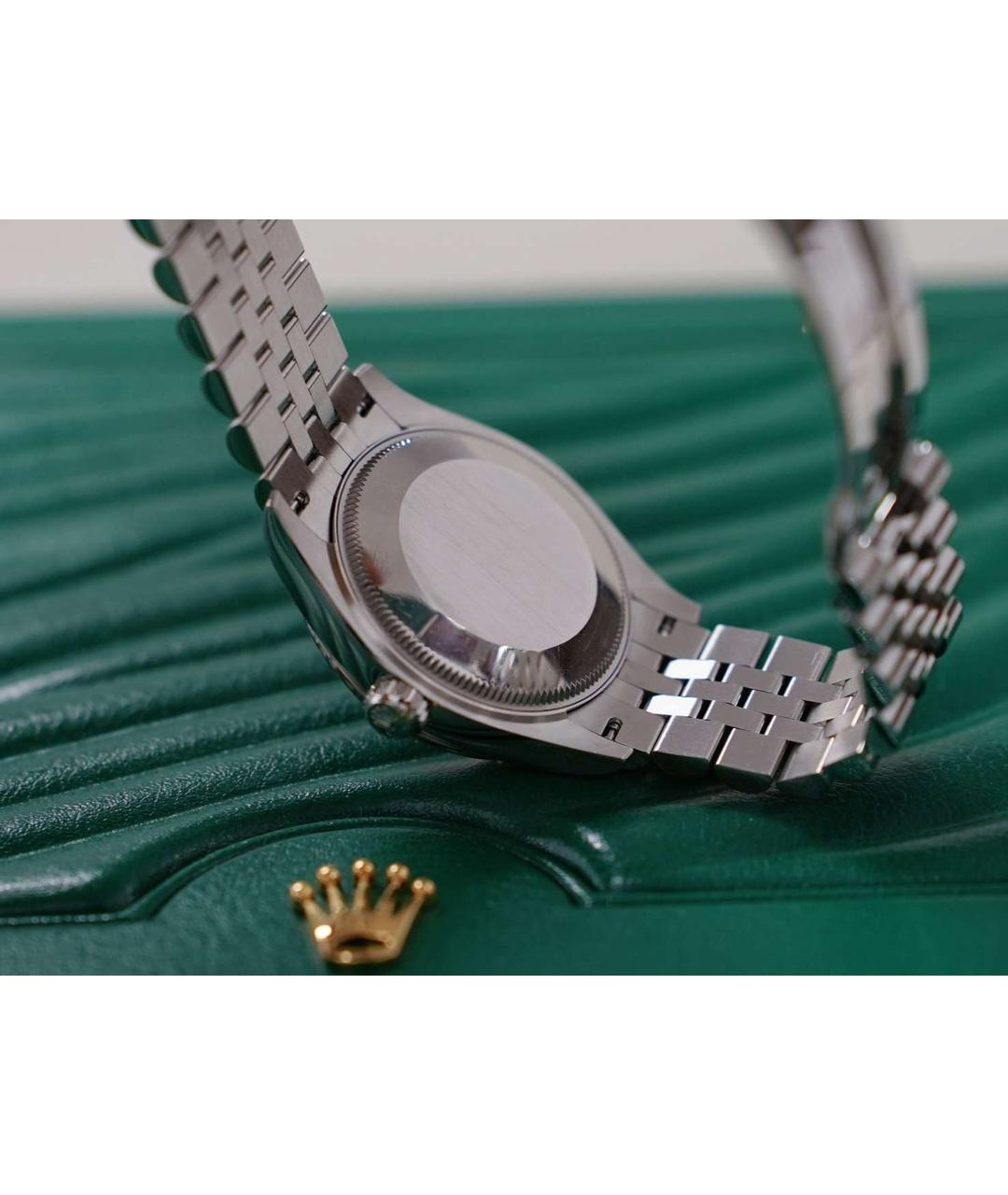 ROLEX Зеленые металлические часы, фото 4