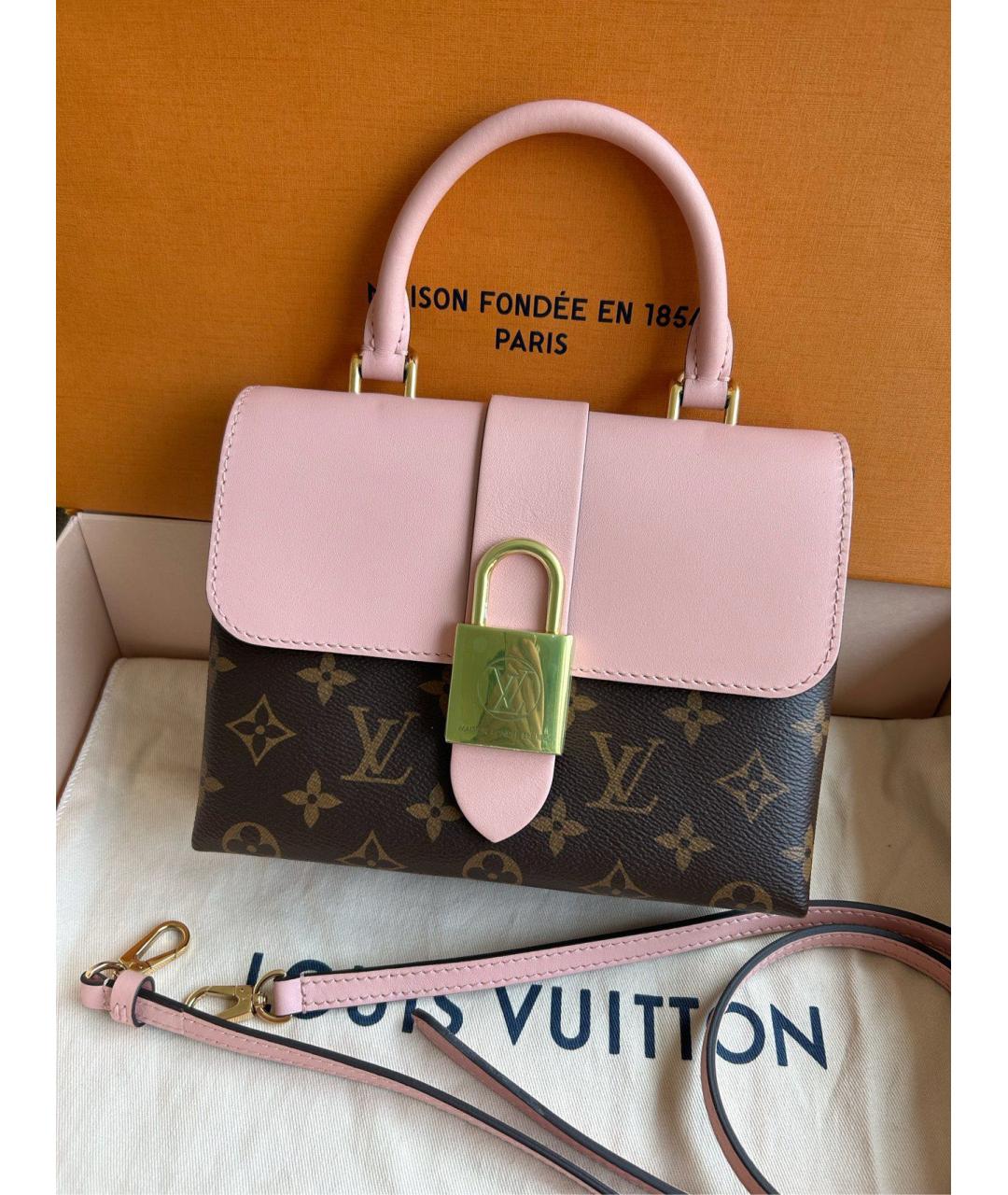 LOUIS VUITTON Розовая сумка через плечо, фото 9