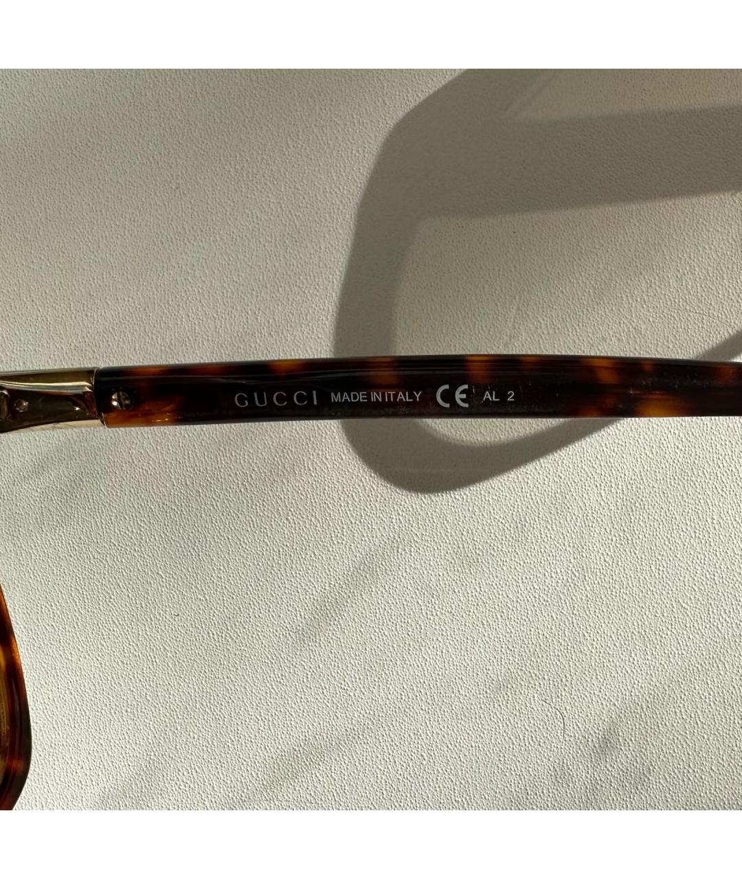 GUCCI Пластиковые солнцезащитные очки, фото 5