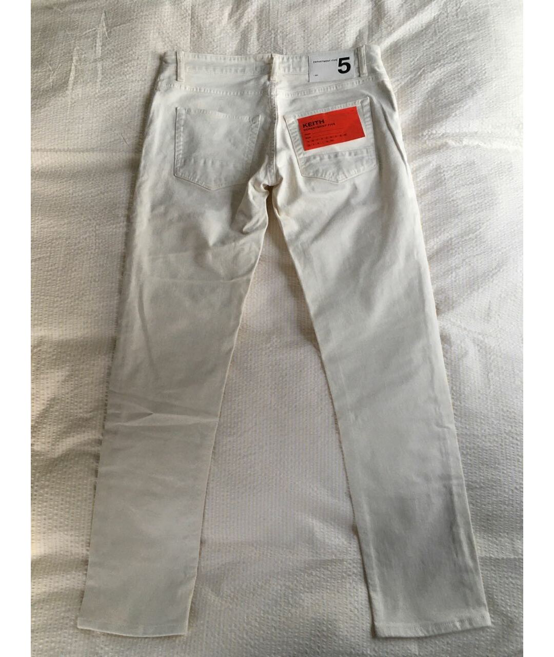 DEPARTMENT 5 Белые хлопко-эластановые джинсы скинни, фото 2