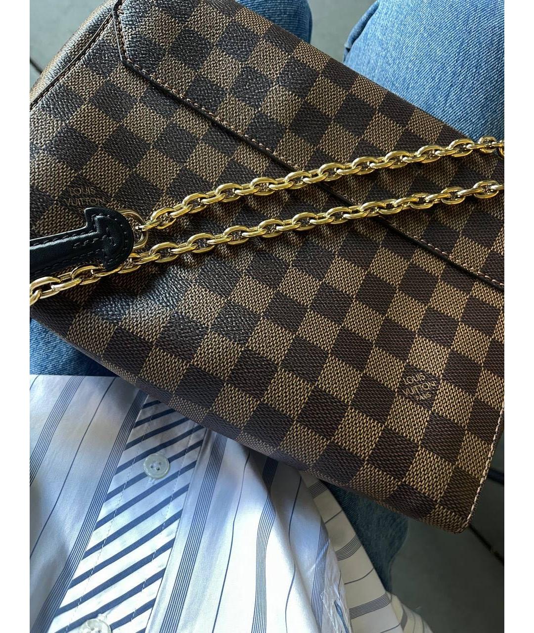 LOUIS VUITTON PRE-OWNED Коричневая сумка через плечо, фото 7