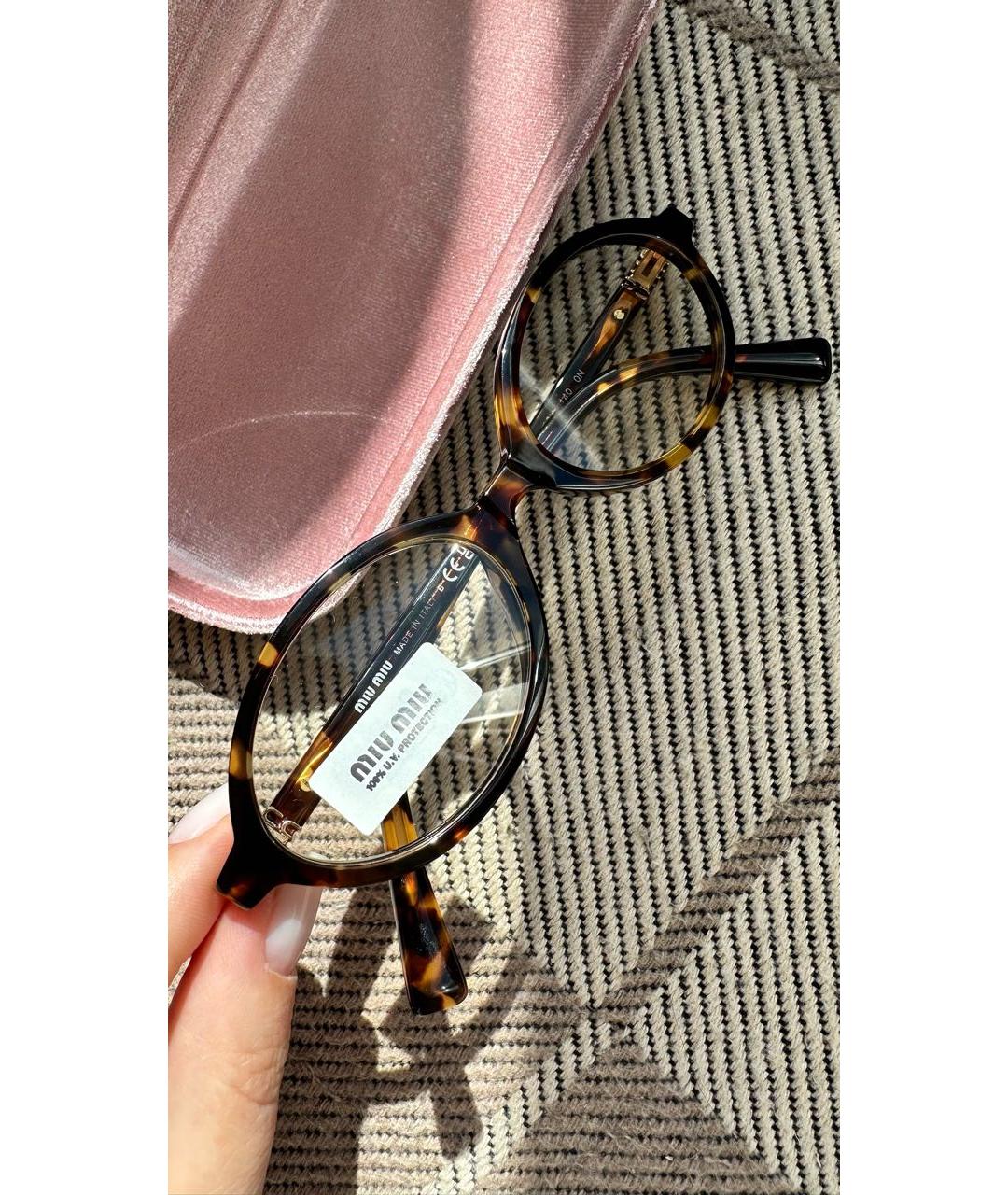 MIU MIU Мульти пластиковые солнцезащитные очки, фото 5