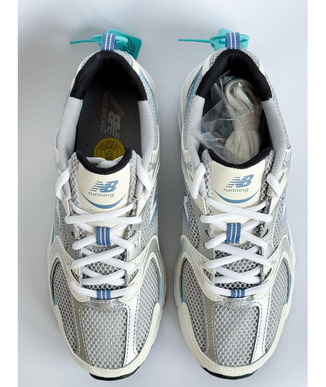 NEW BALANCE Белые кроссовки, фото 3
