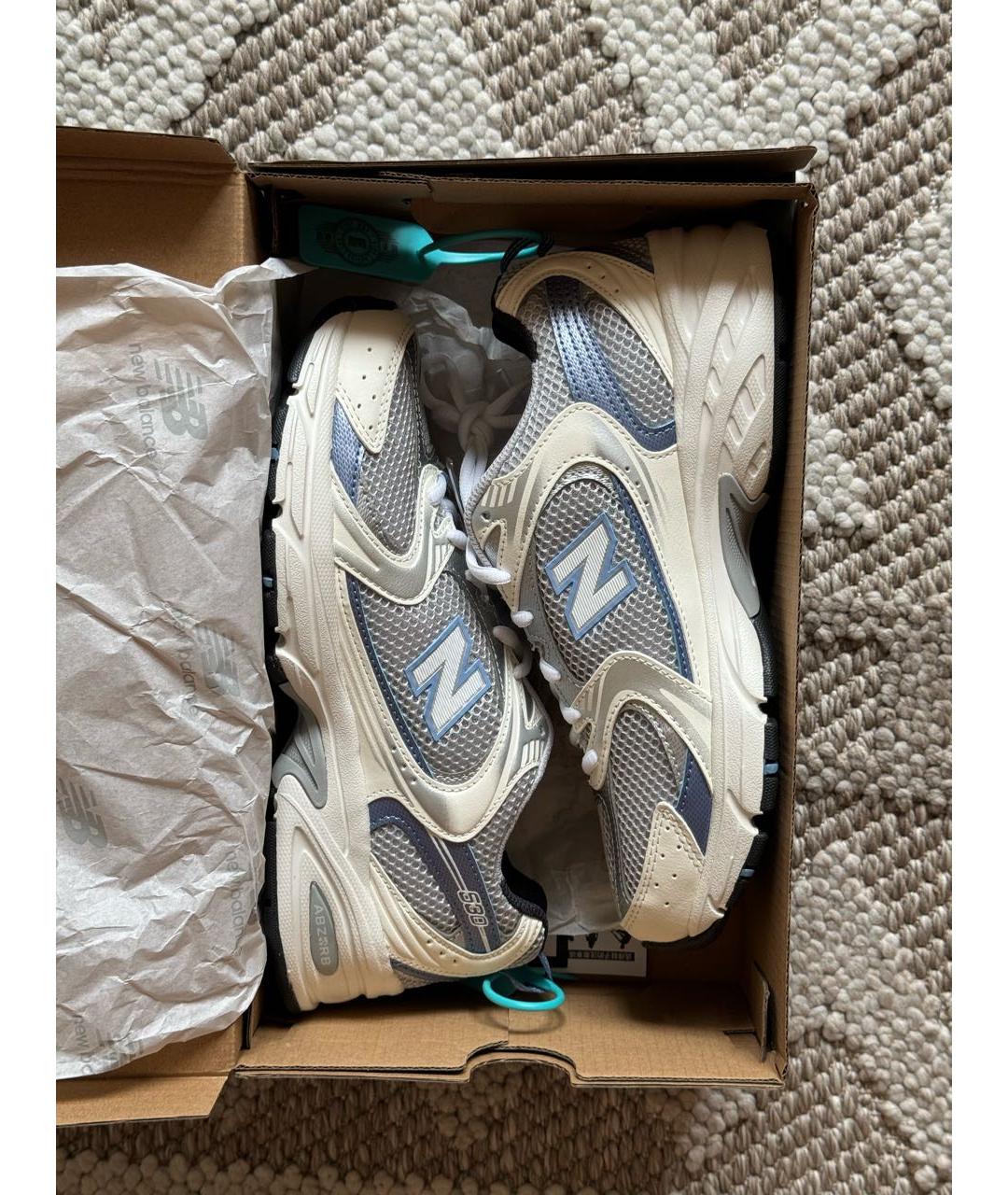 NEW BALANCE Белые кроссовки, фото 6