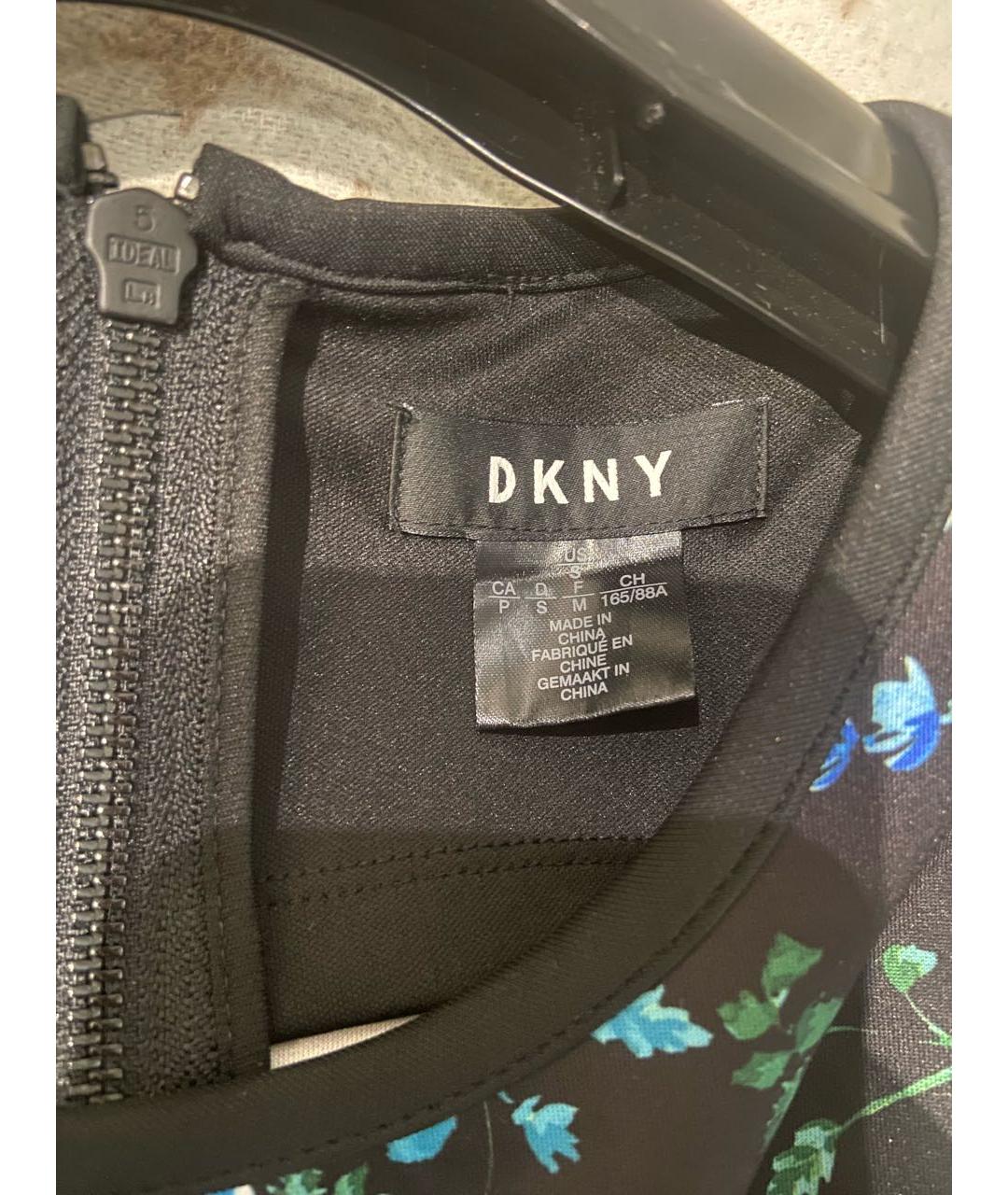 DKNY Мульти полиэстеровое повседневное платье, фото 2