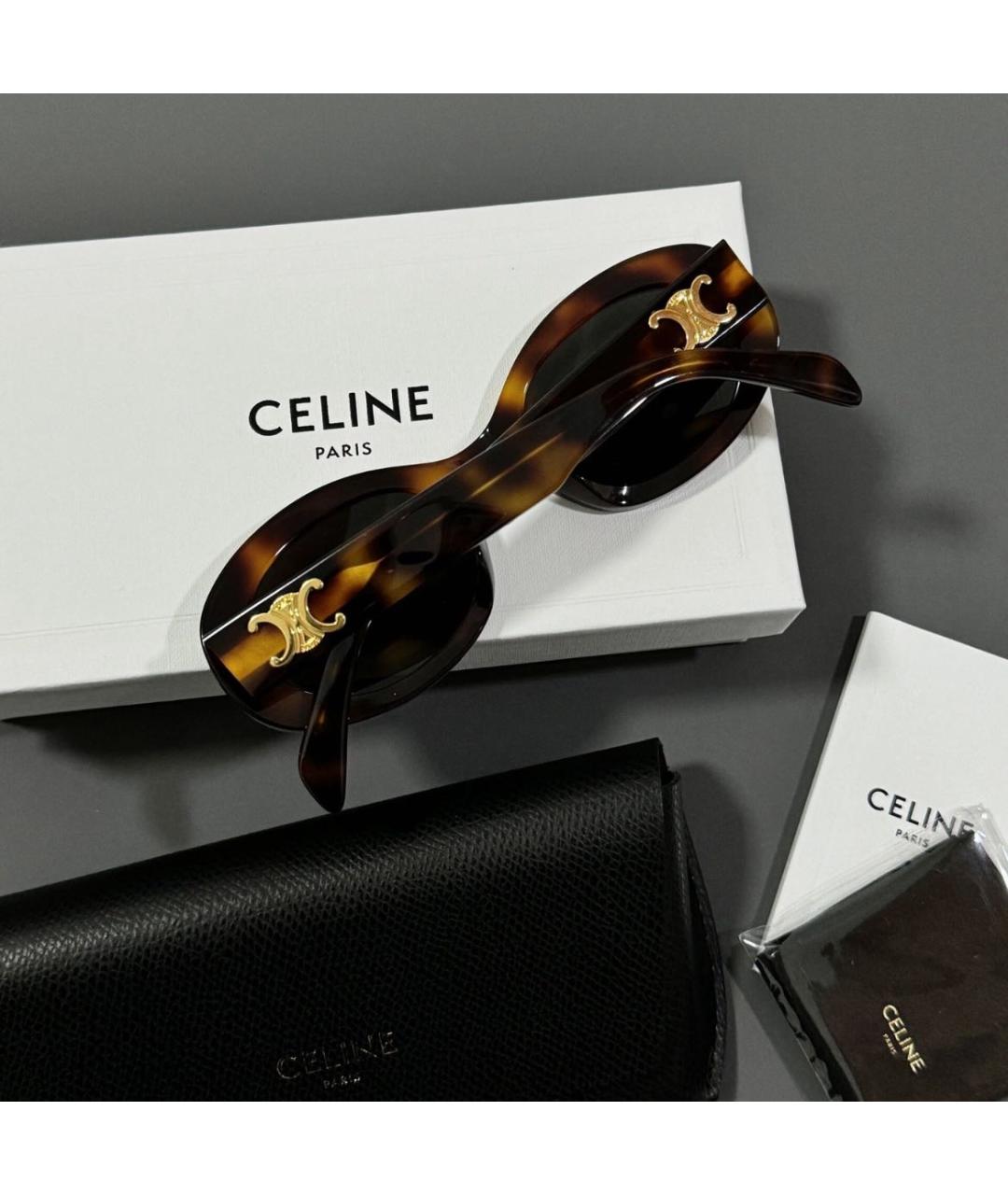 CELINE Пластиковые солнцезащитные очки, фото 3