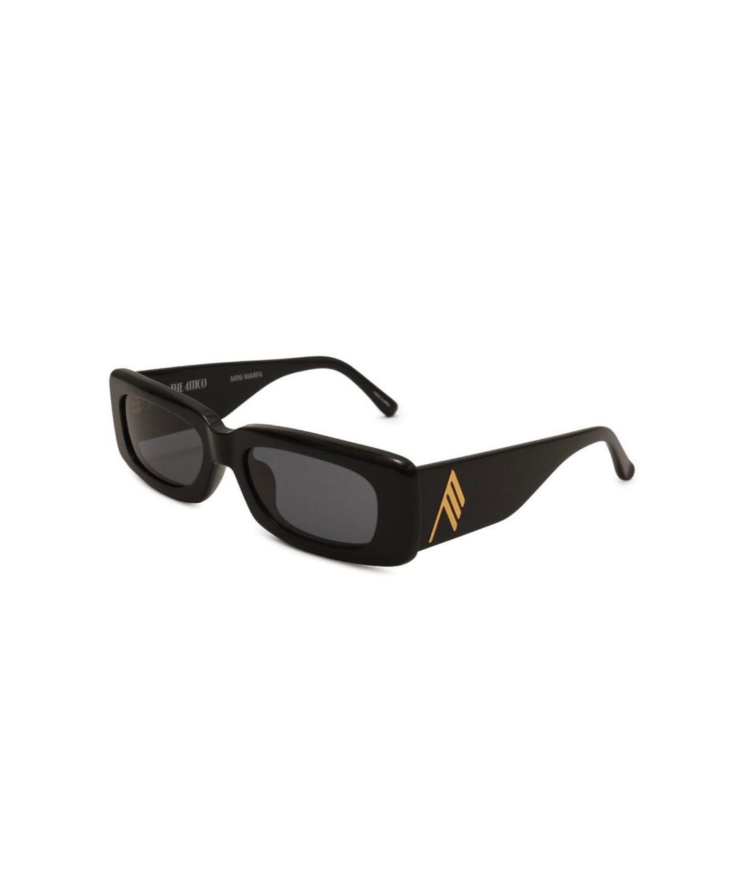 THE ATTICO Черные пластиковые солнцезащитные очки, фото 1
