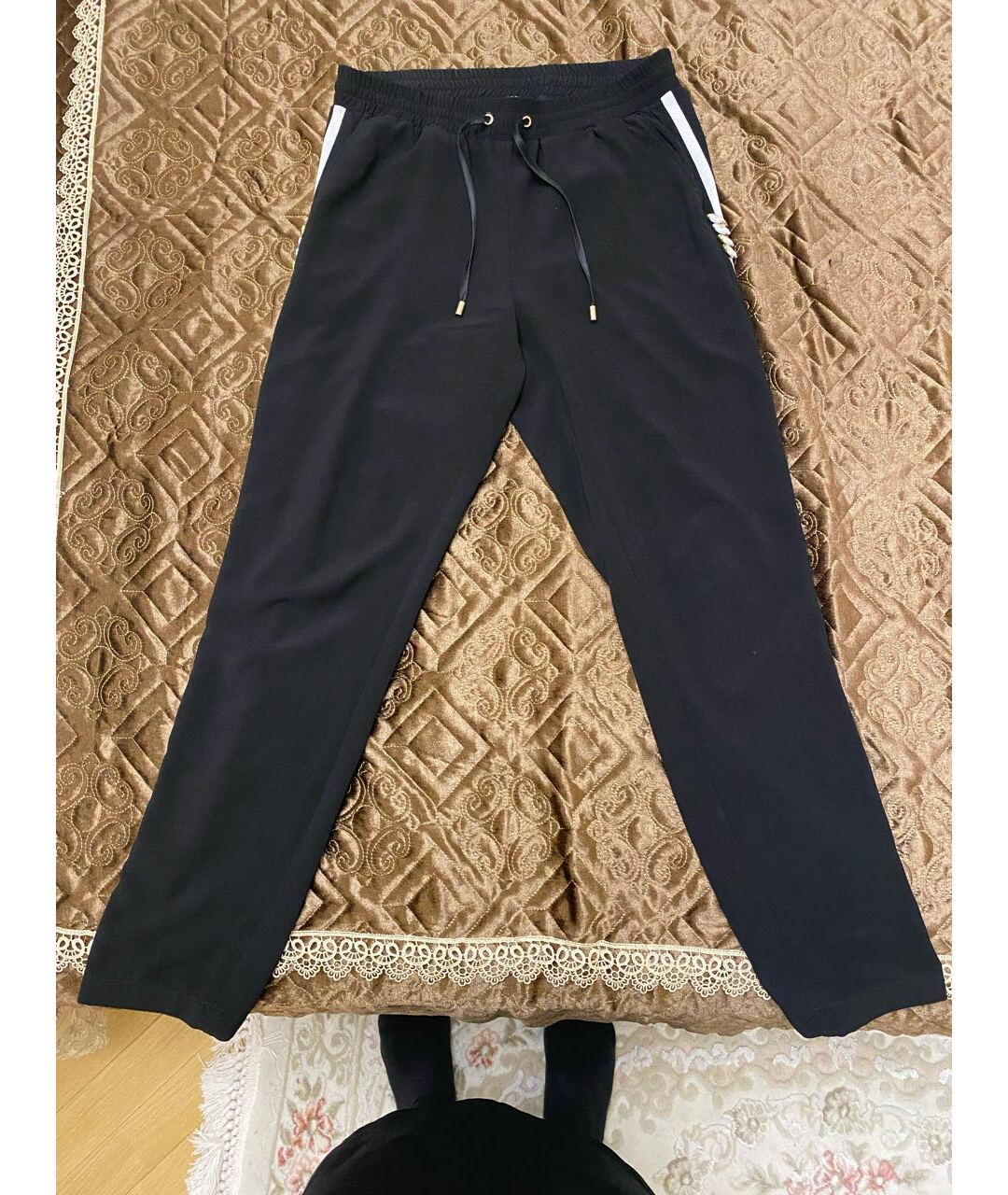 LIU JO Черные прямые брюки, фото 9