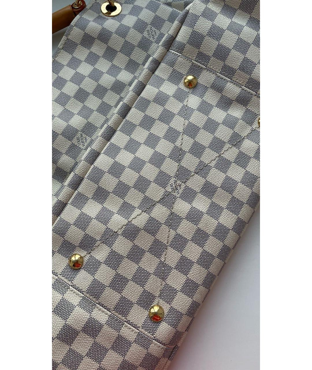 LOUIS VUITTON Белая сумка тоут, фото 6