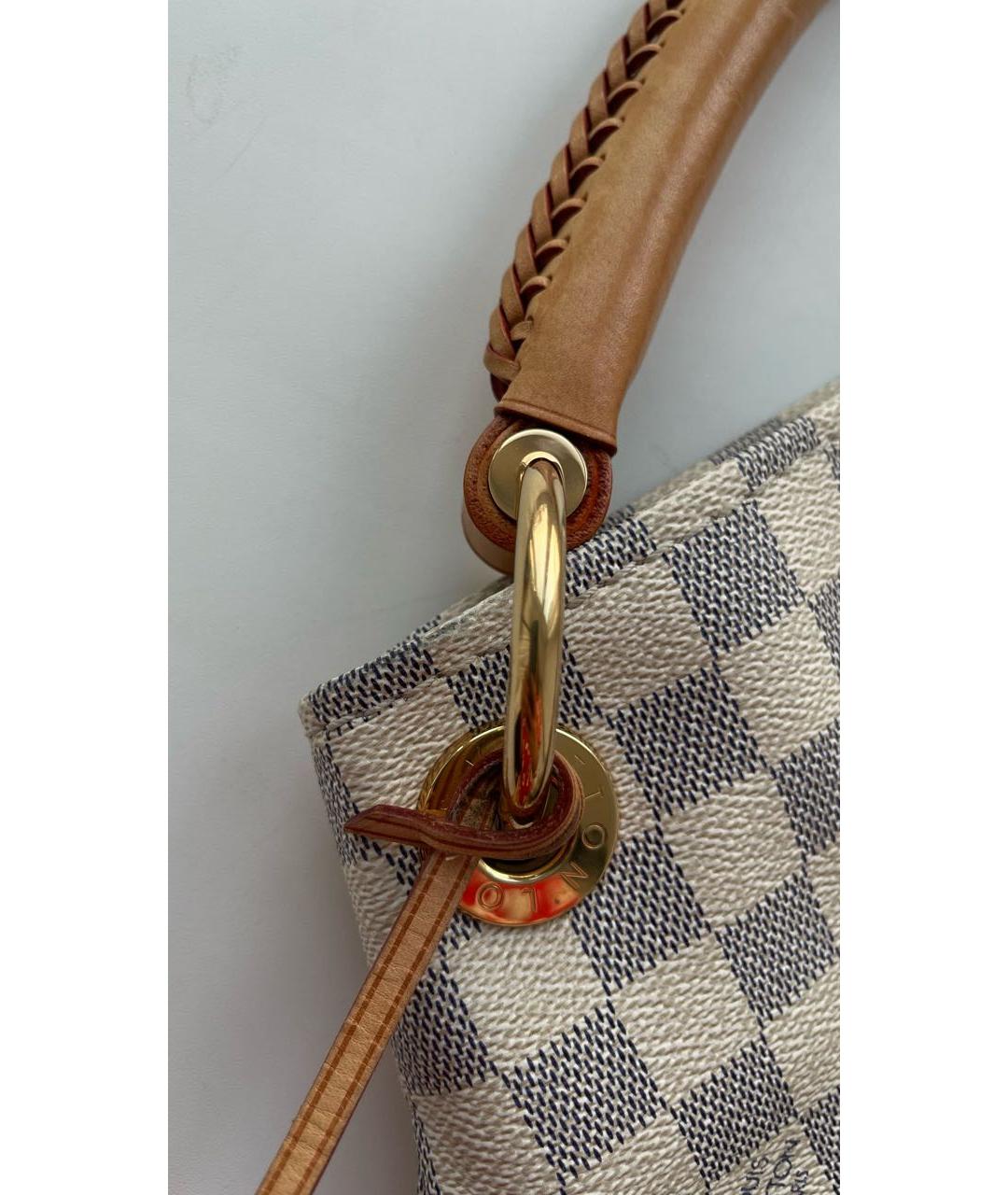 LOUIS VUITTON Белая сумка тоут, фото 5