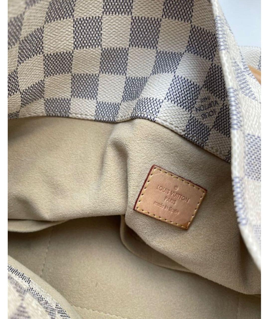 LOUIS VUITTON Белая сумка тоут, фото 4