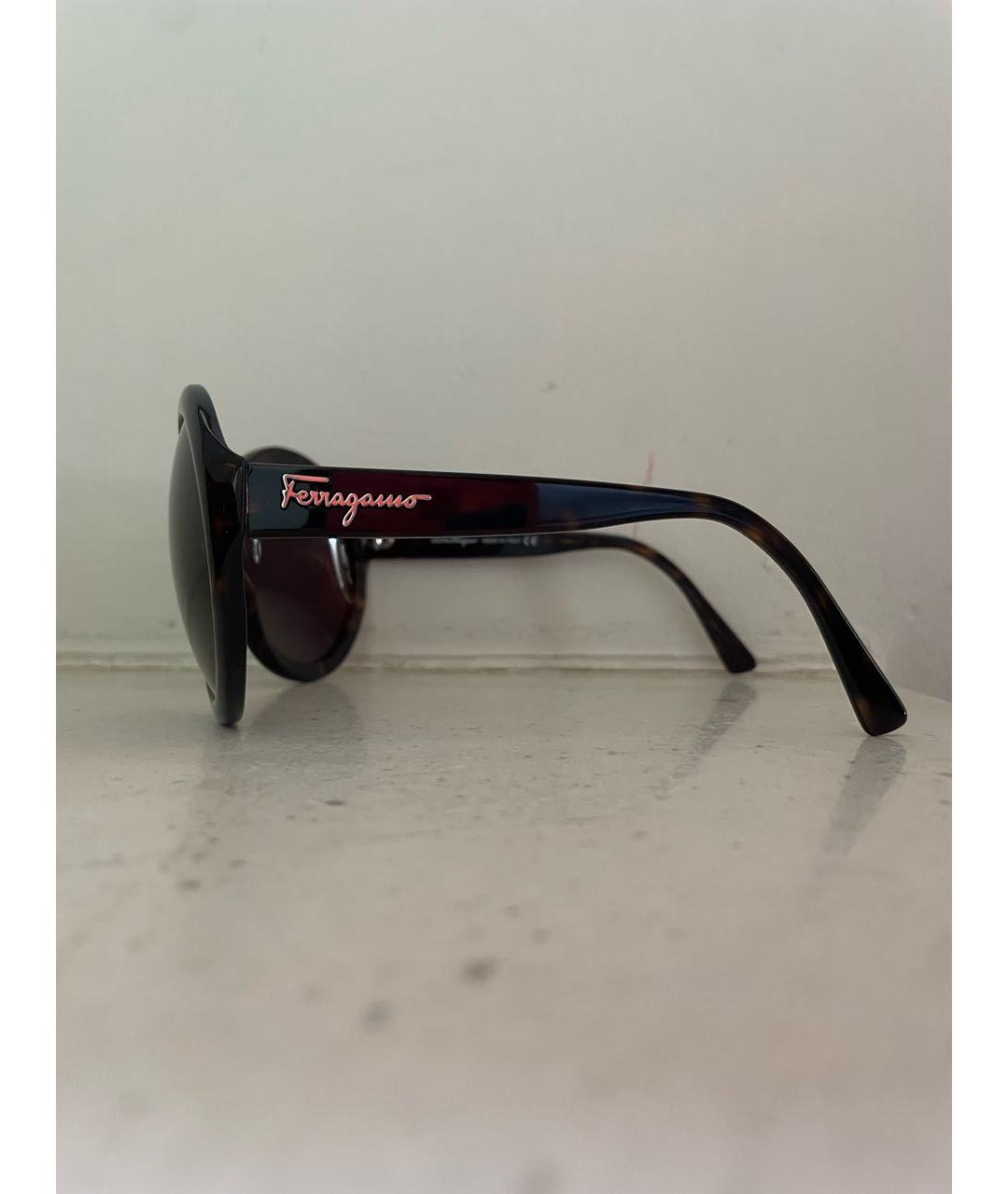 FERRAGAMO Пластиковые солнцезащитные очки, фото 4