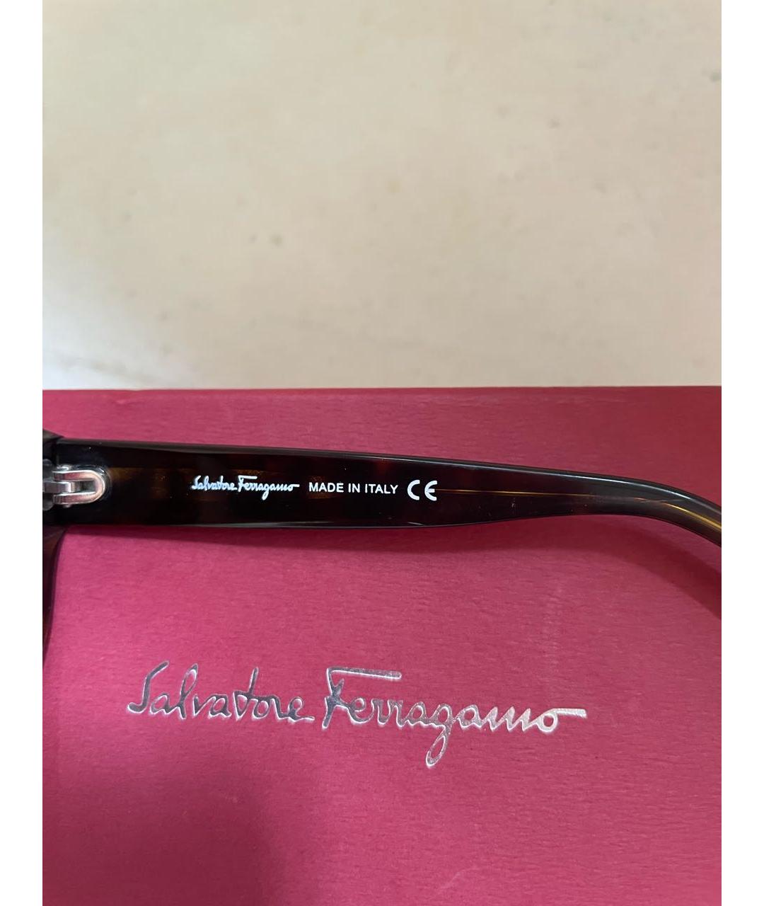 FERRAGAMO Пластиковые солнцезащитные очки, фото 6