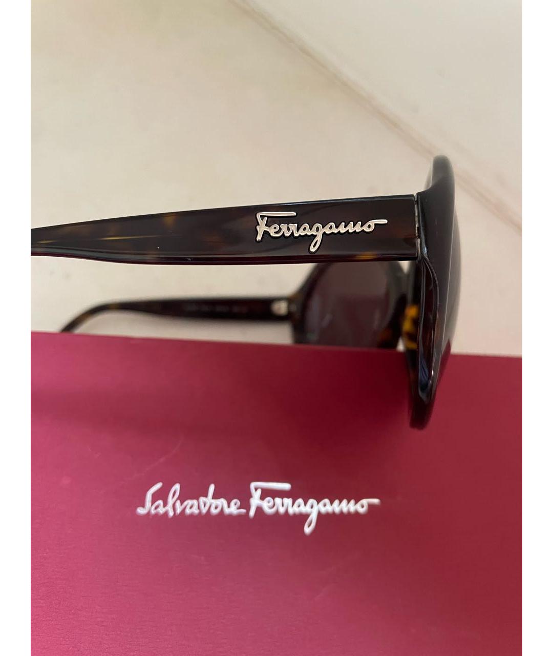 FERRAGAMO Пластиковые солнцезащитные очки, фото 8
