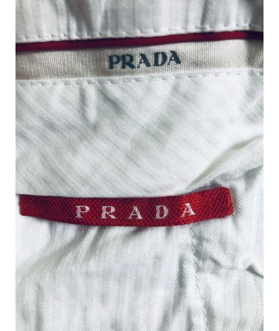 PRADA Мульти хлопковые бриджи, фото 3