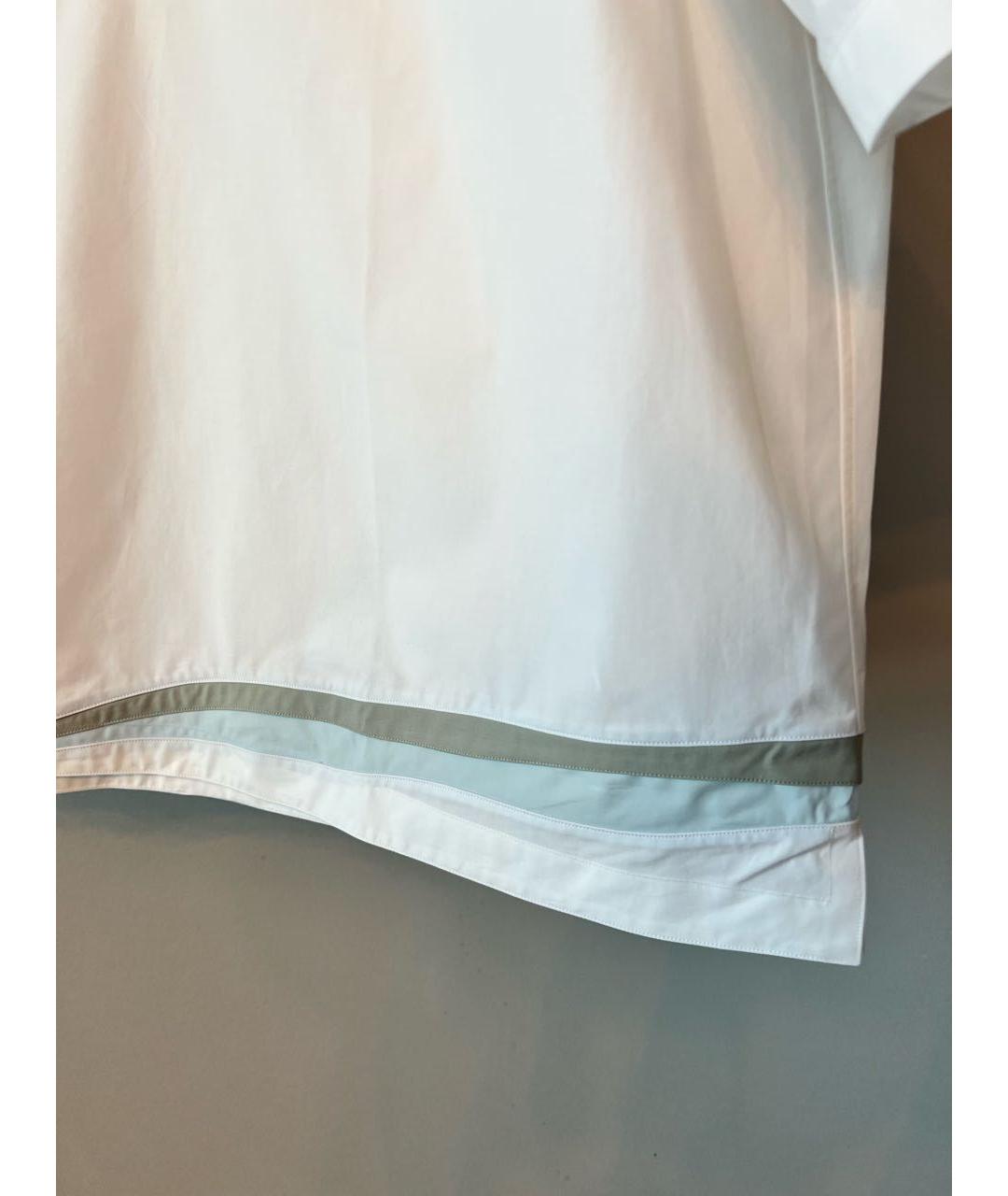HERMES Белая хлопковая кэжуал рубашка, фото 4