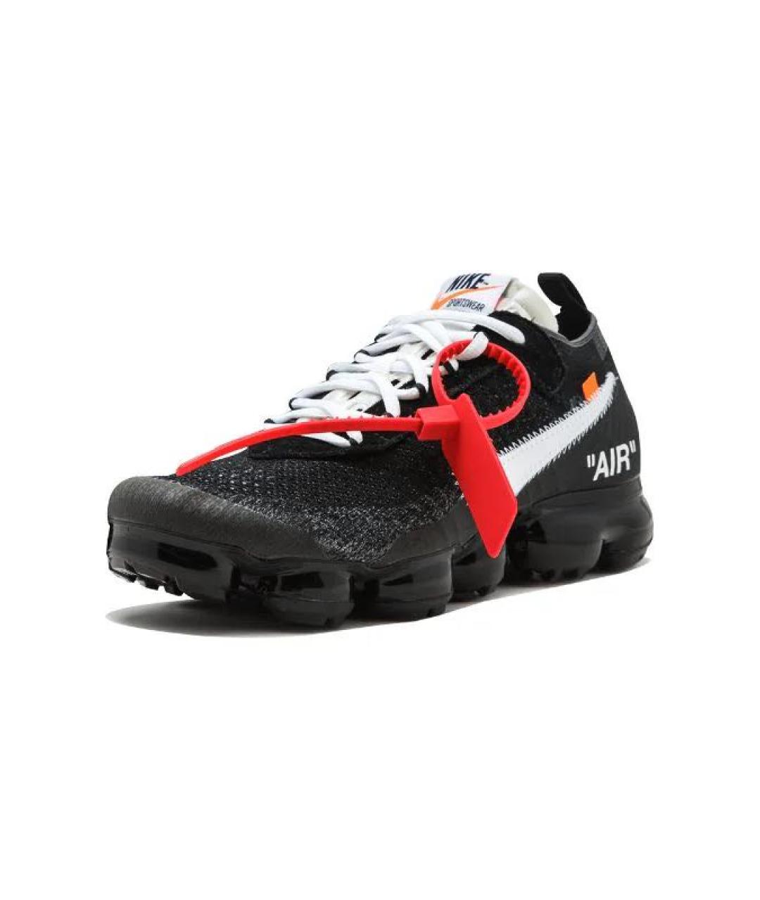 NIKE X OFF-WHITE Черные низкие кроссовки / кеды, фото 3