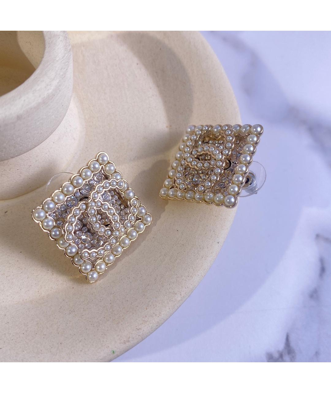 CHANEL Белые жемчужные серьги, фото 4