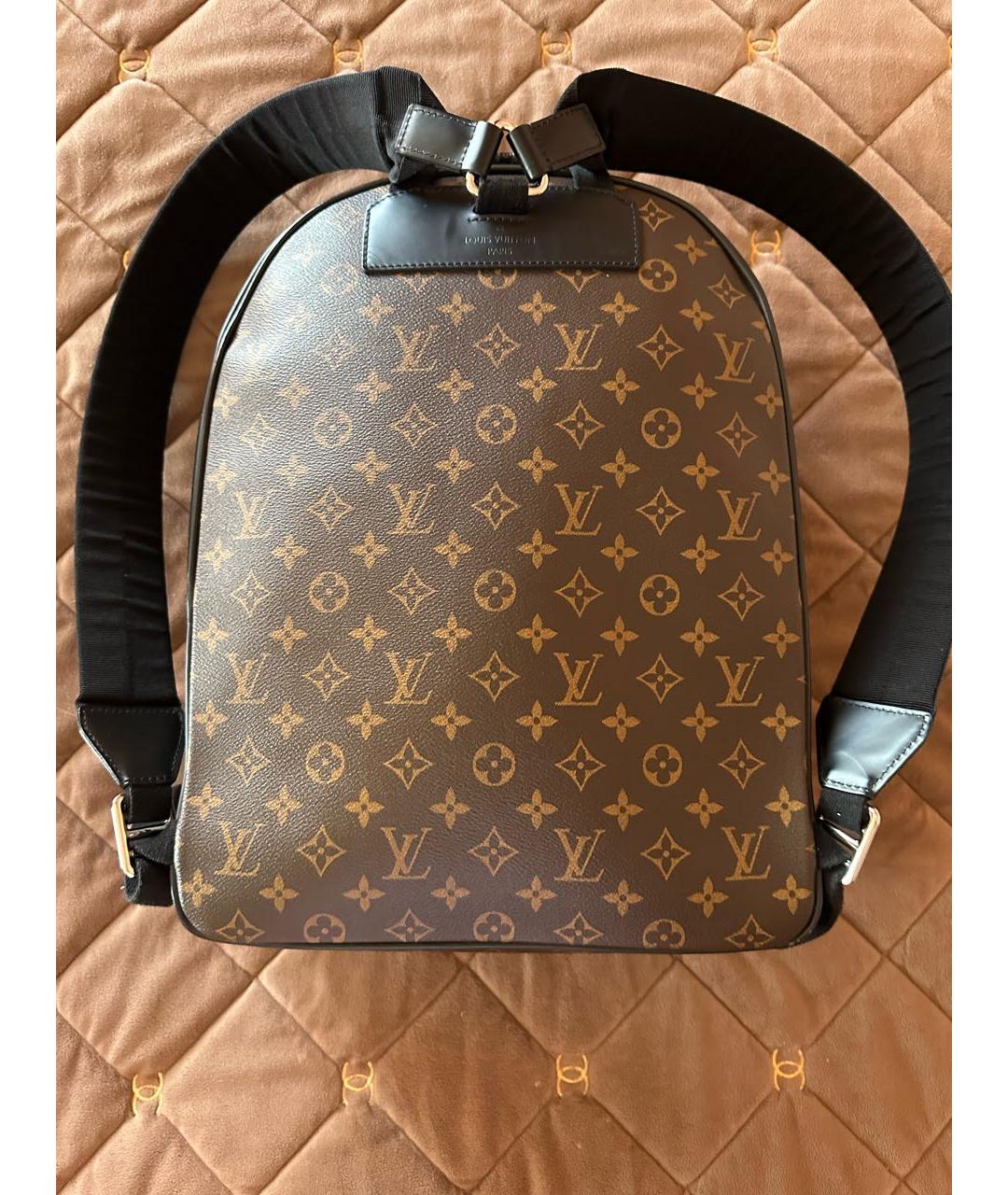 LOUIS VUITTON Коричневый рюкзак, фото 3