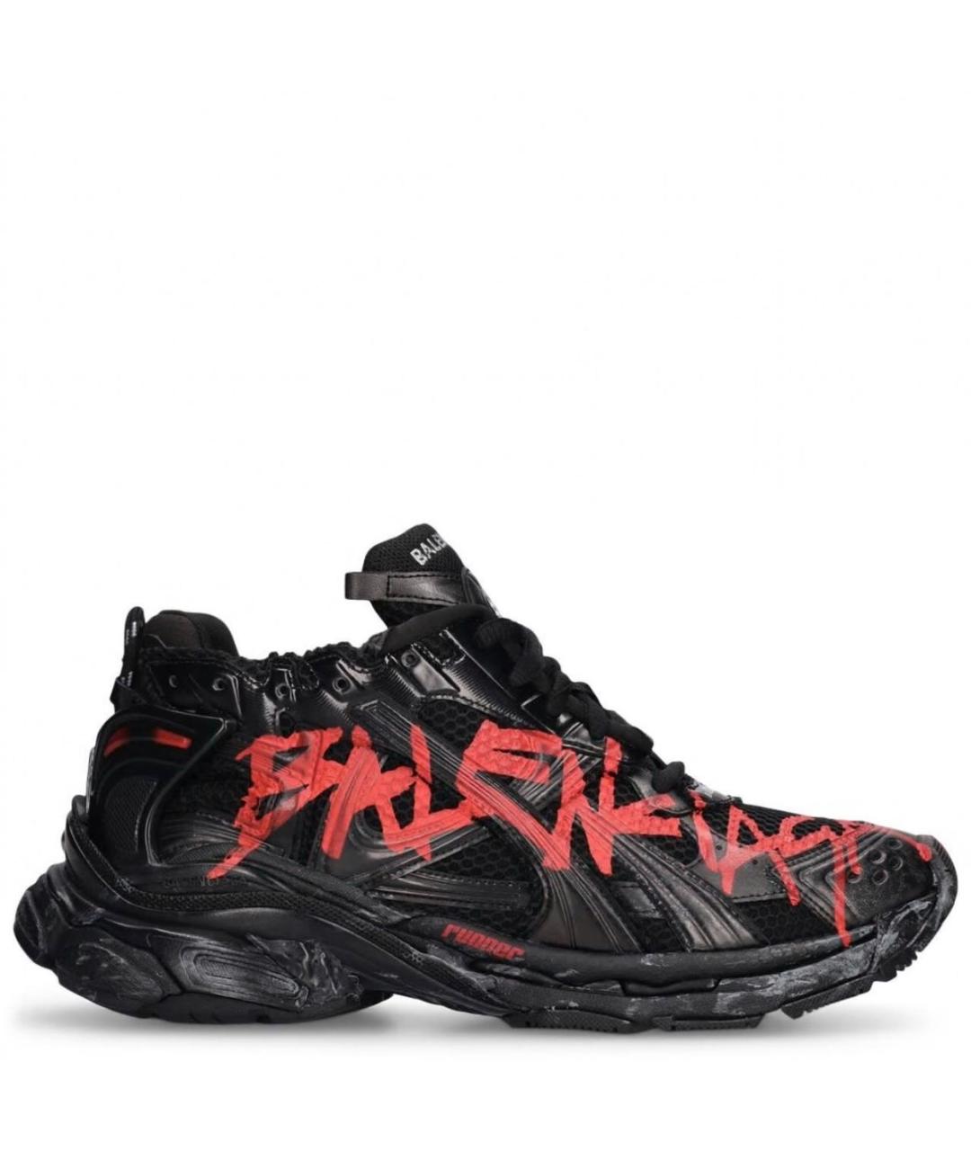 BALENCIAGA Черные низкие кроссовки / кеды, фото 1