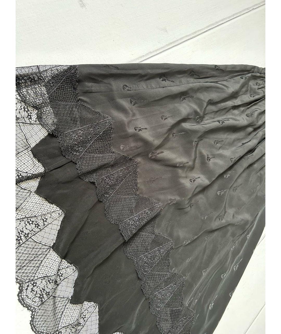 ZADIG & VOLTAIRE Черная вискозная юбка миди, фото 4