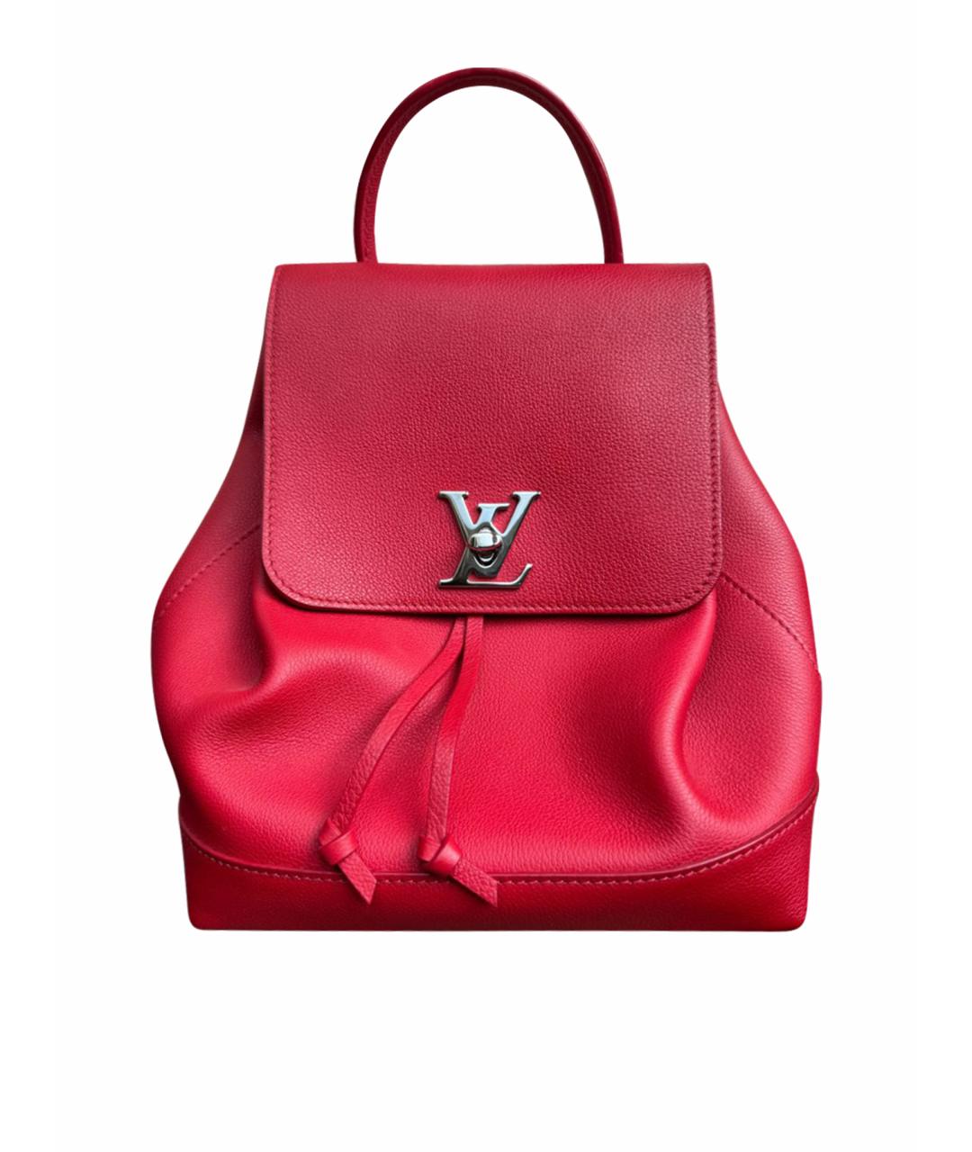 LOUIS VUITTON PRE-OWNED Красный кожаный рюкзак, фото 1