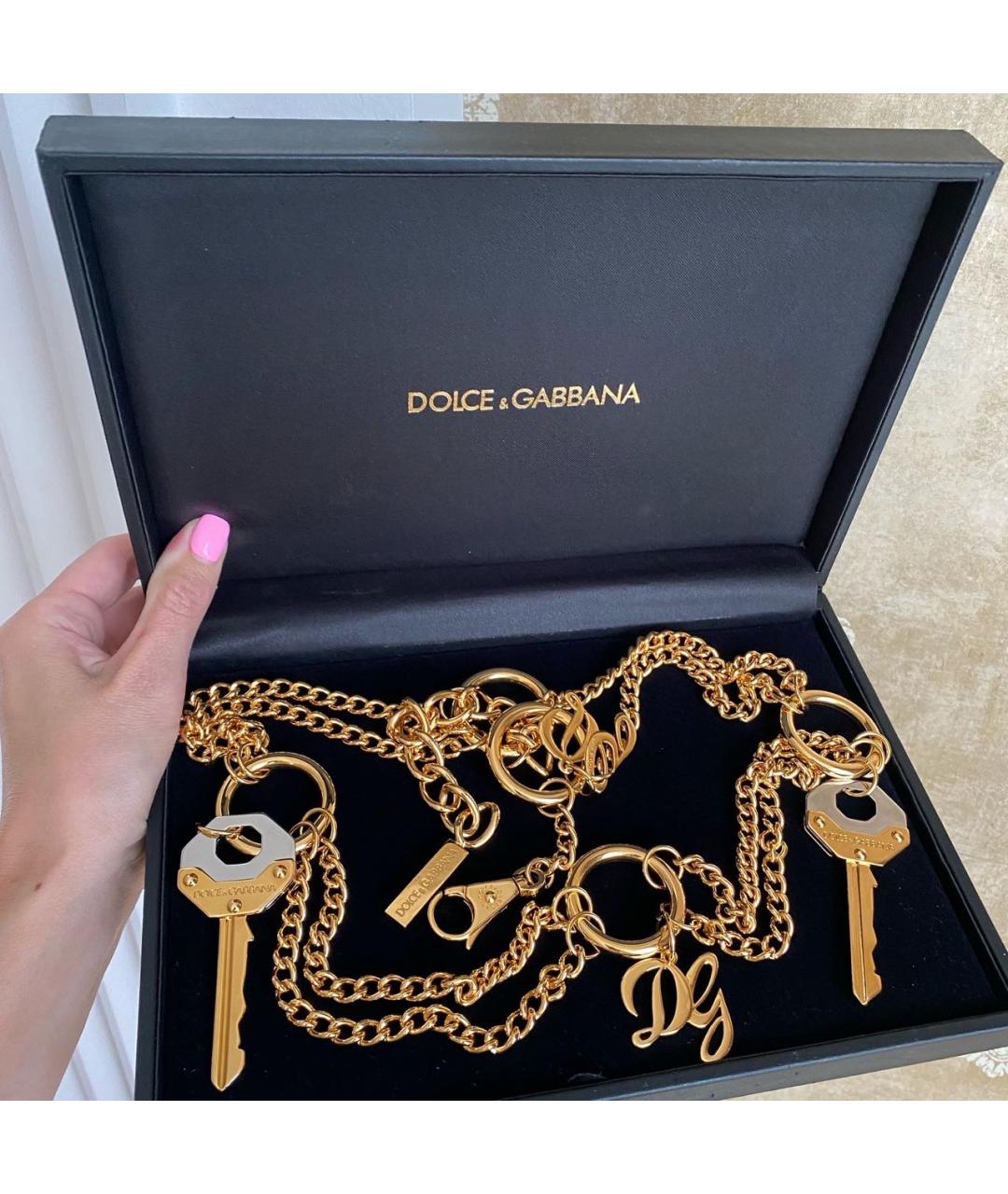 DOLCE&GABBANA Золотой ремень, фото 2