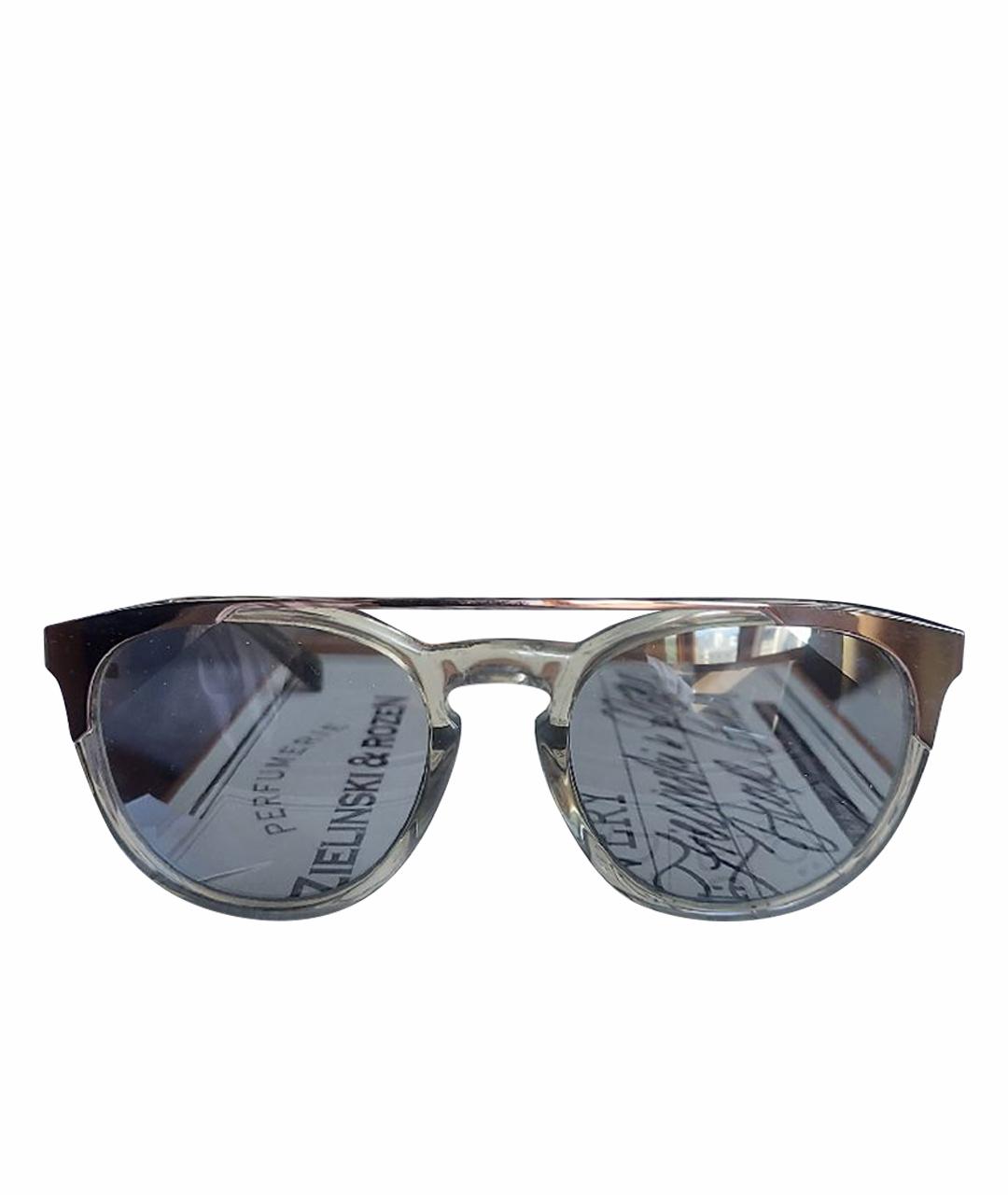 FURLA Серебряные пластиковые солнцезащитные очки, фото 1