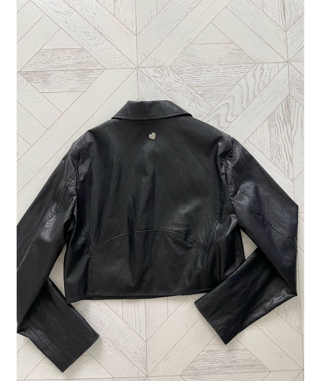 TWIN-SET Черная полиэстеровая куртка, фото 2