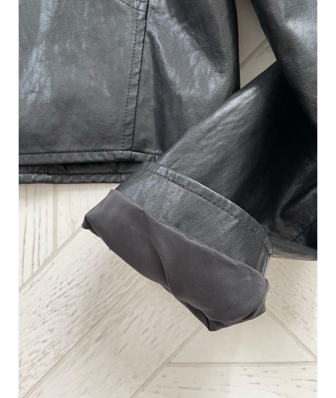 TWIN-SET Черная полиэстеровая куртка, фото 7