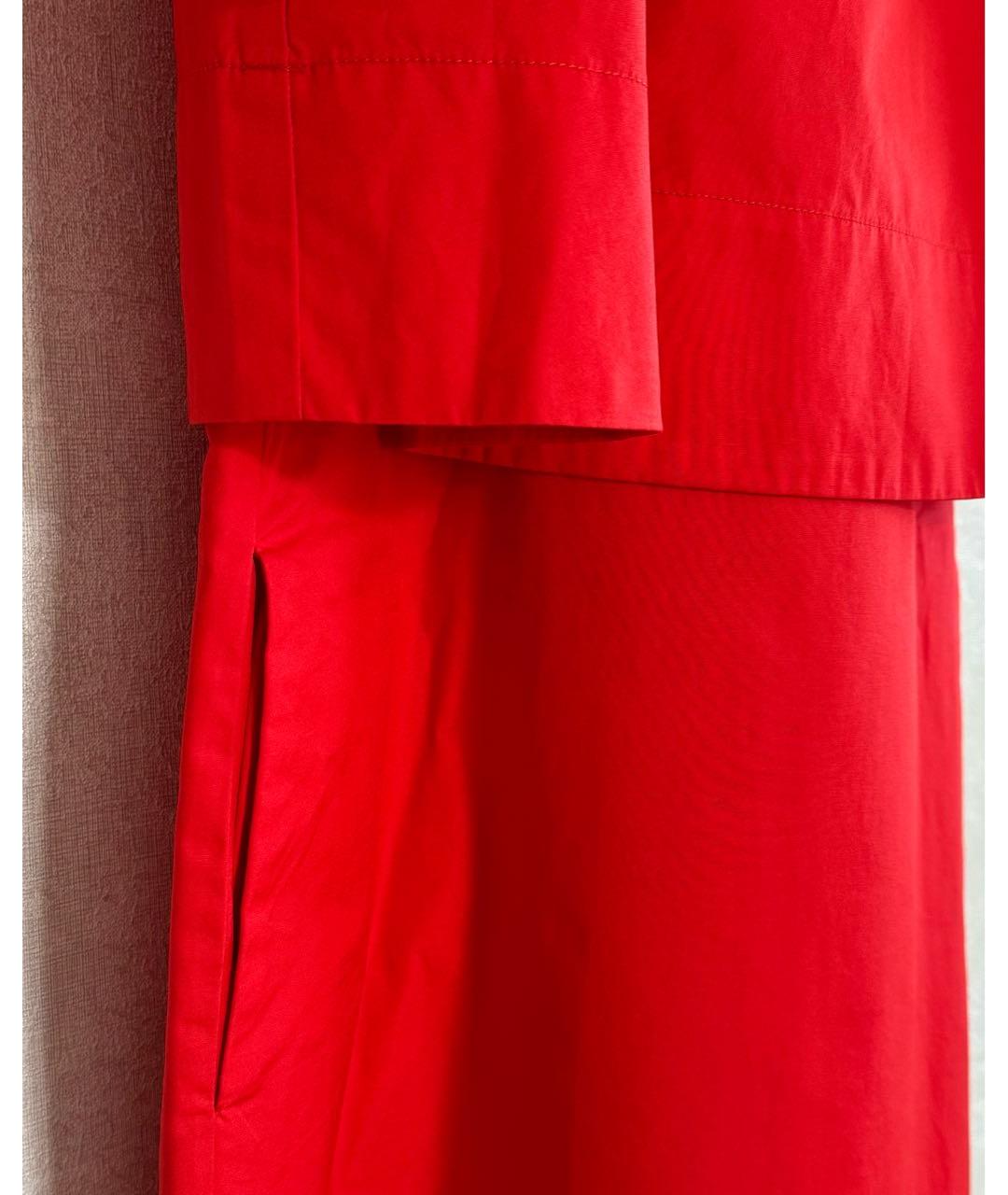 SEE BY CHLOE Красное хлопковое повседневное платье, фото 4