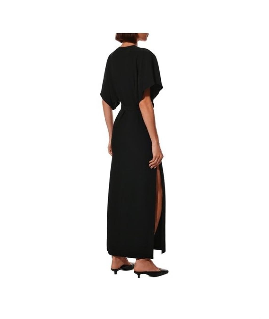 ERIKA CAVALLINI Черное вискозное повседневное платье, фото 9